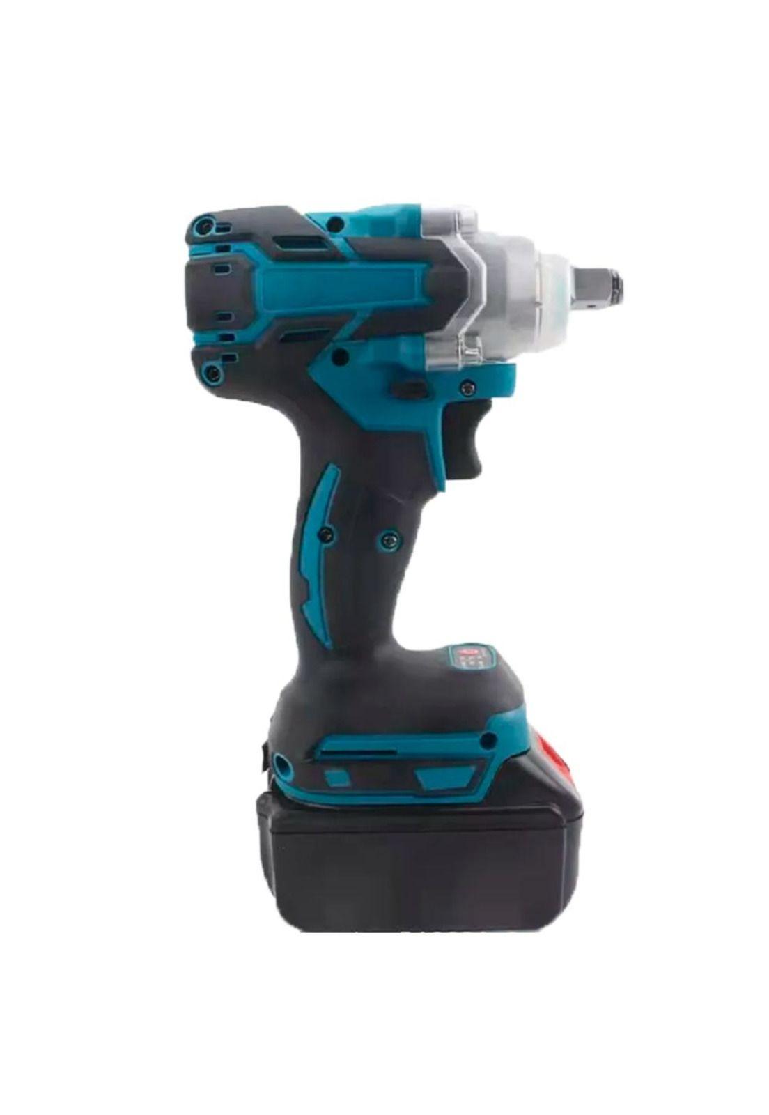 Llave De Impacto Eléctrica Taladro 88vf 2 Baterías-0