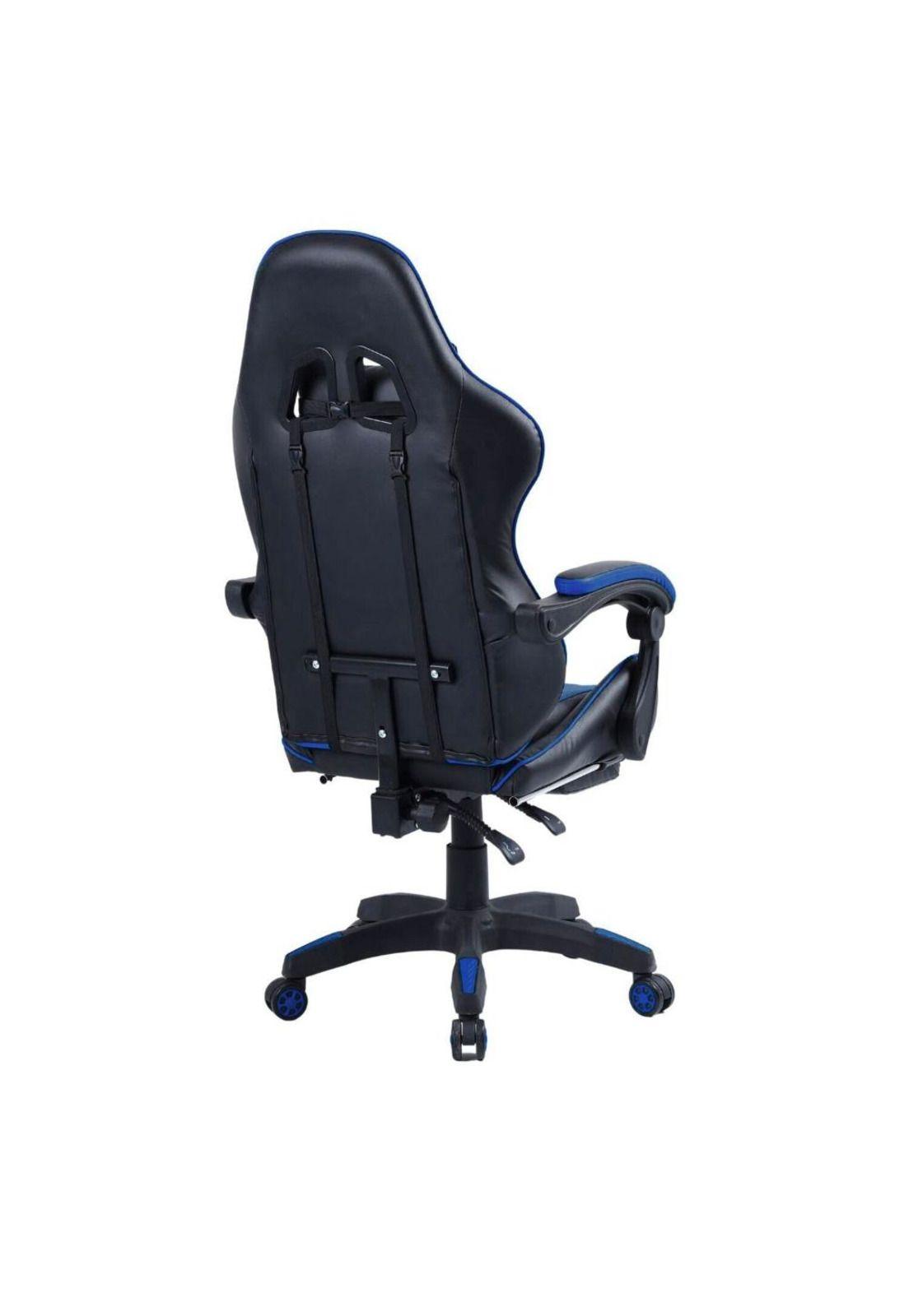 Silla Gamer Ergonómica Reclinable Con Reposapiés Videojuego Silla Gaming Computador Pc Profesional-4