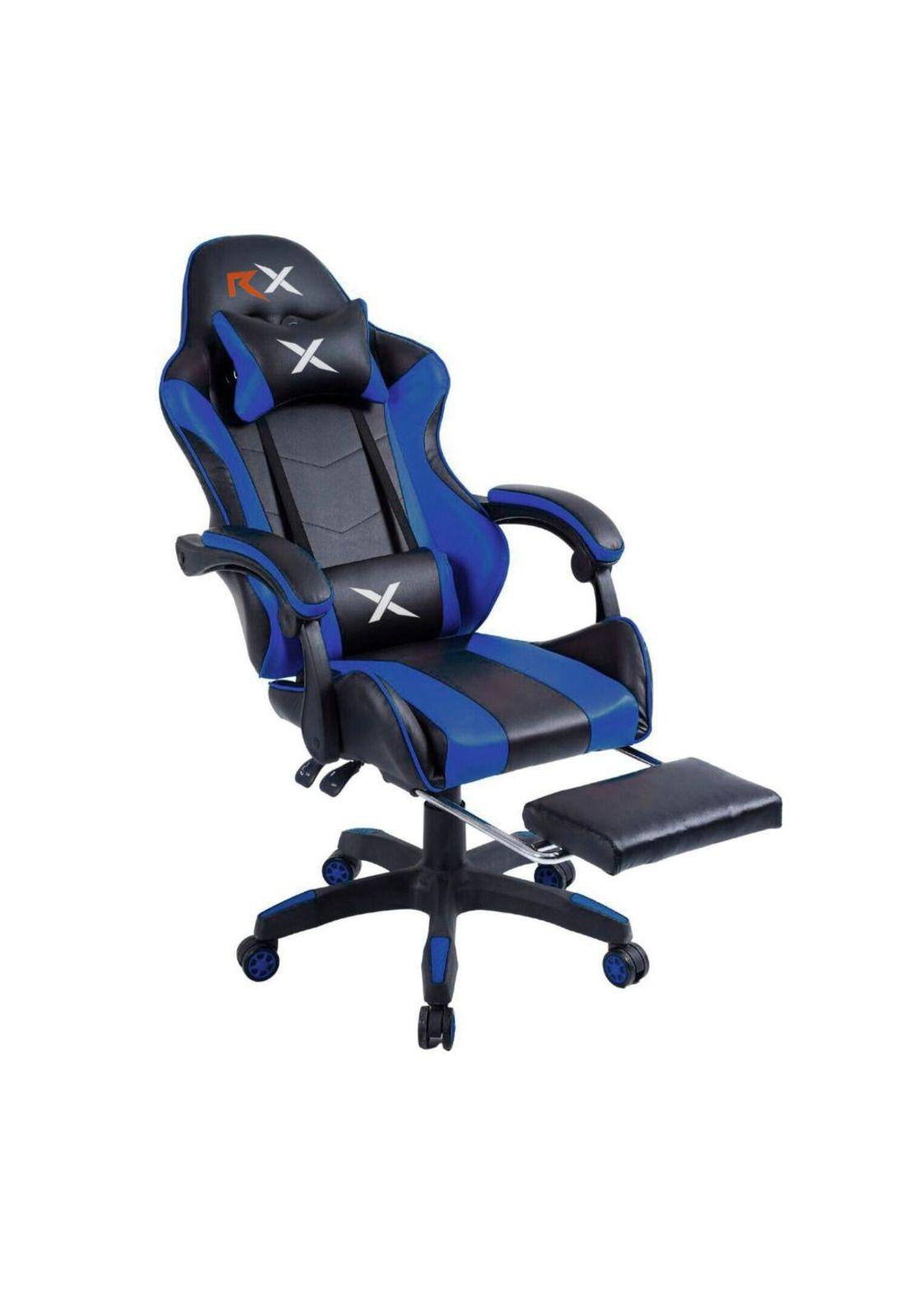 Silla Gamer Ergonómica Reclinable Con Reposapiés Videojuego Silla Gaming Computador Pc Profesional-6