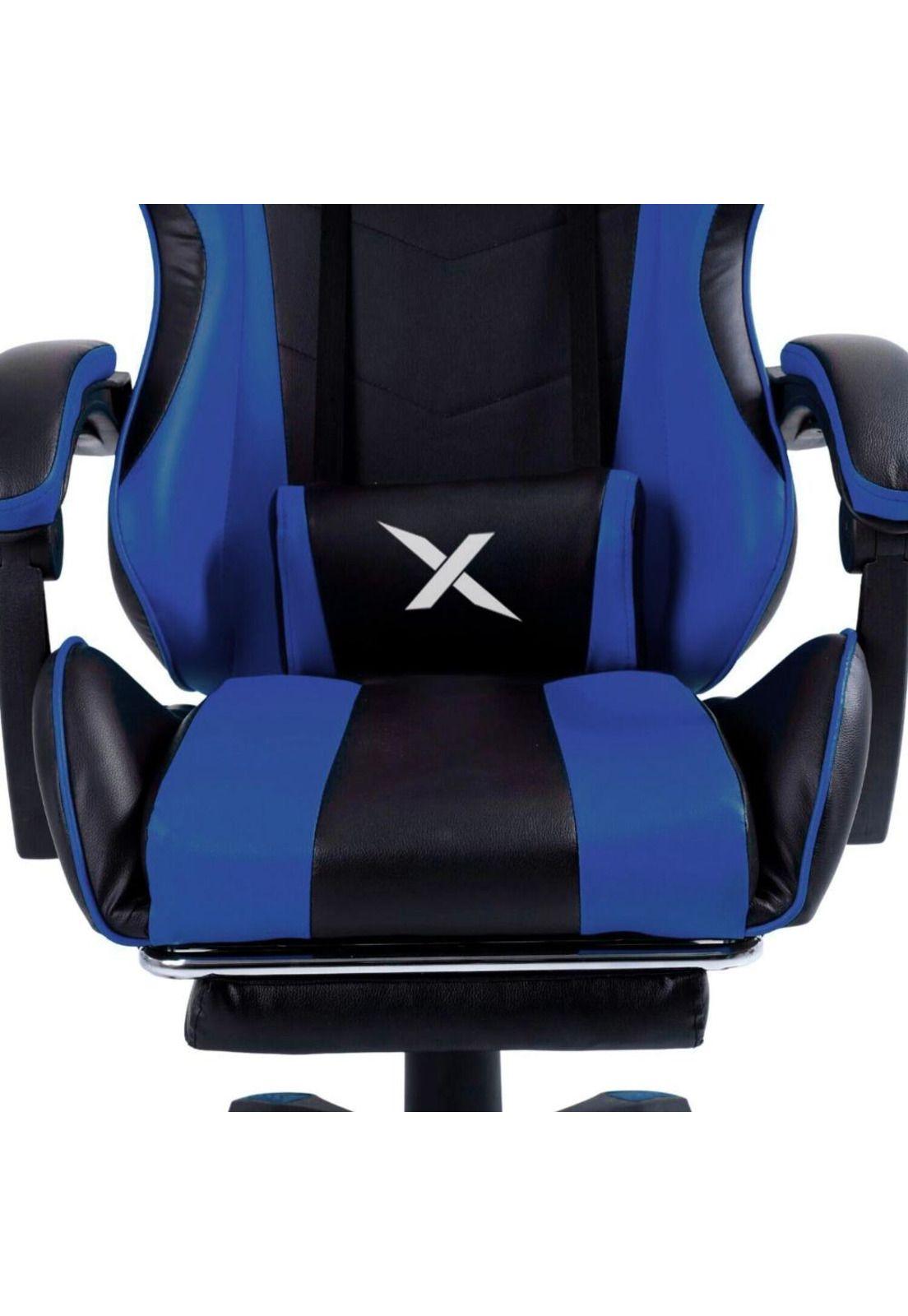 Silla Gamer Ergonómica Reclinable Con Reposapiés Videojuego Silla Gaming Computador Pc Profesional-8