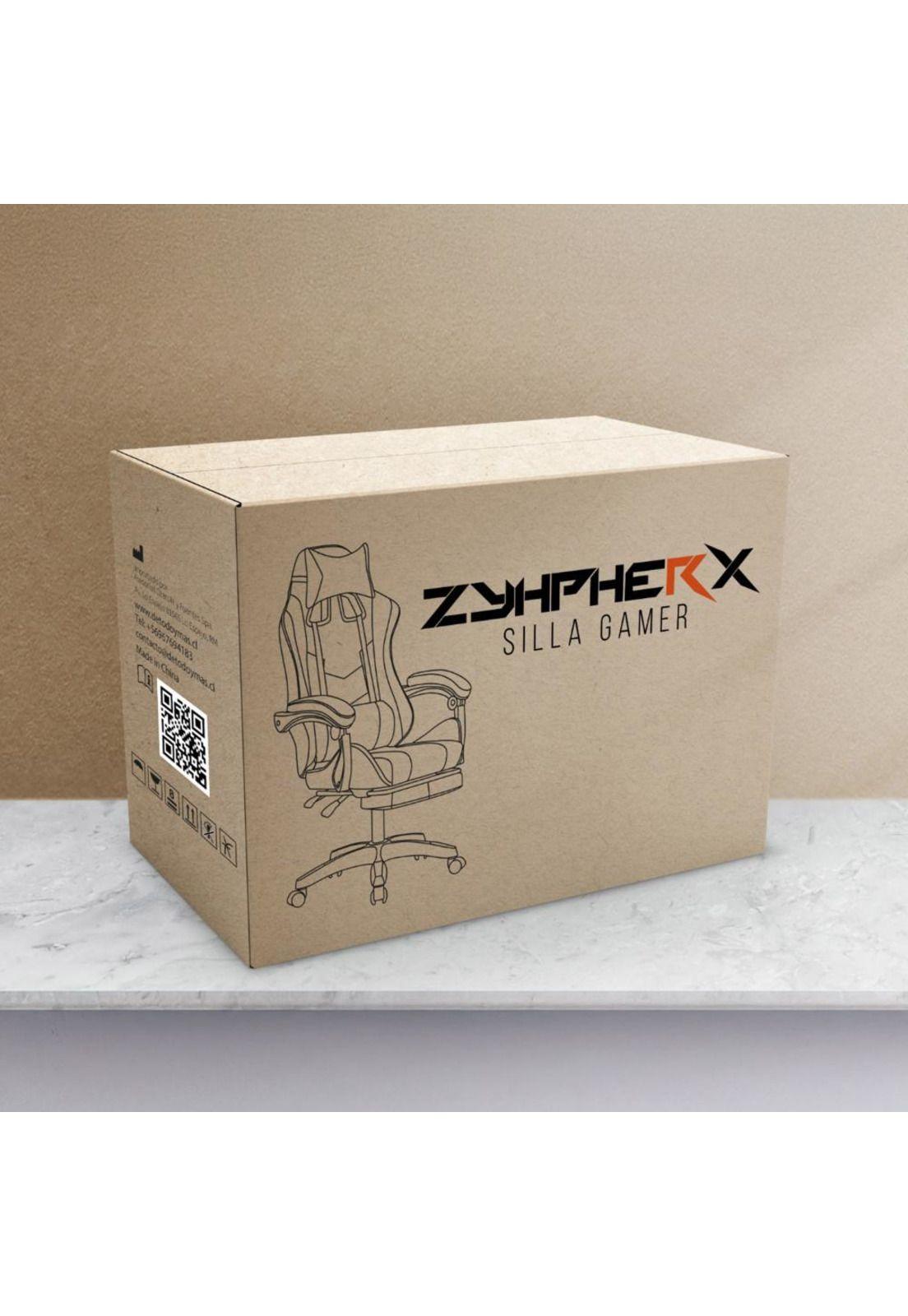 Silla Gamer Ergonómica Reclinable Con Reposapiés Videojuego Silla Gaming Computador Pc Profesional-9