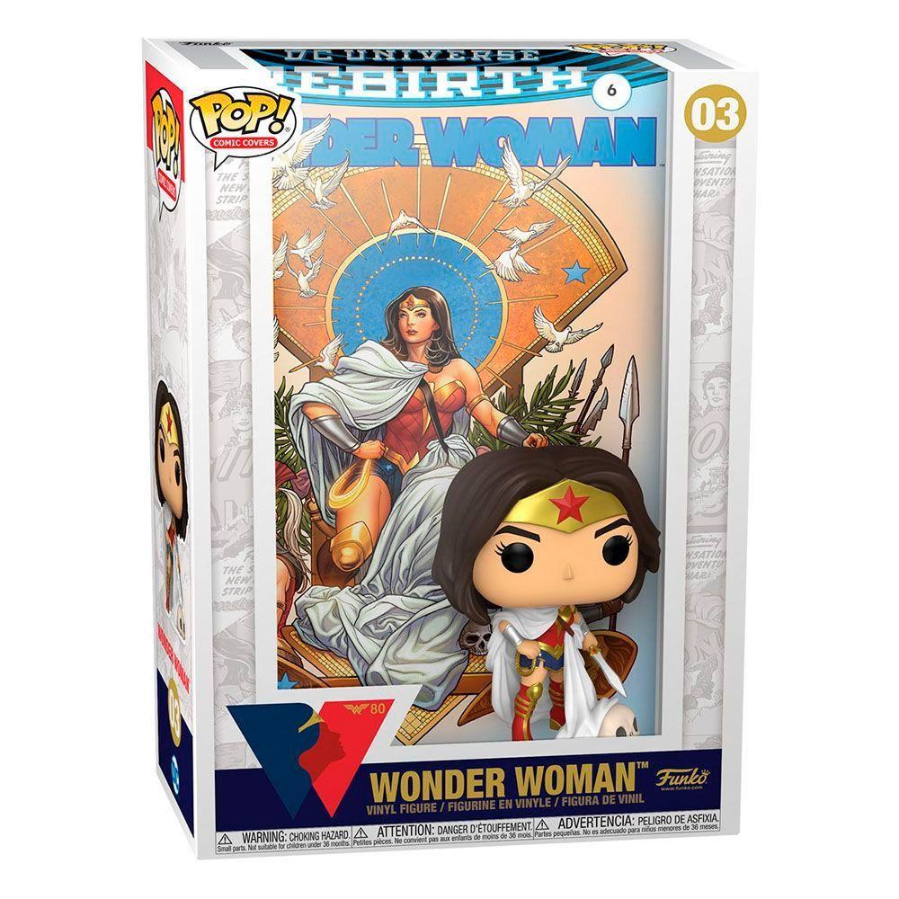 Funko Pop! Comic Cover - DC - Wonder Woman on Throne (Rebirth)-0
