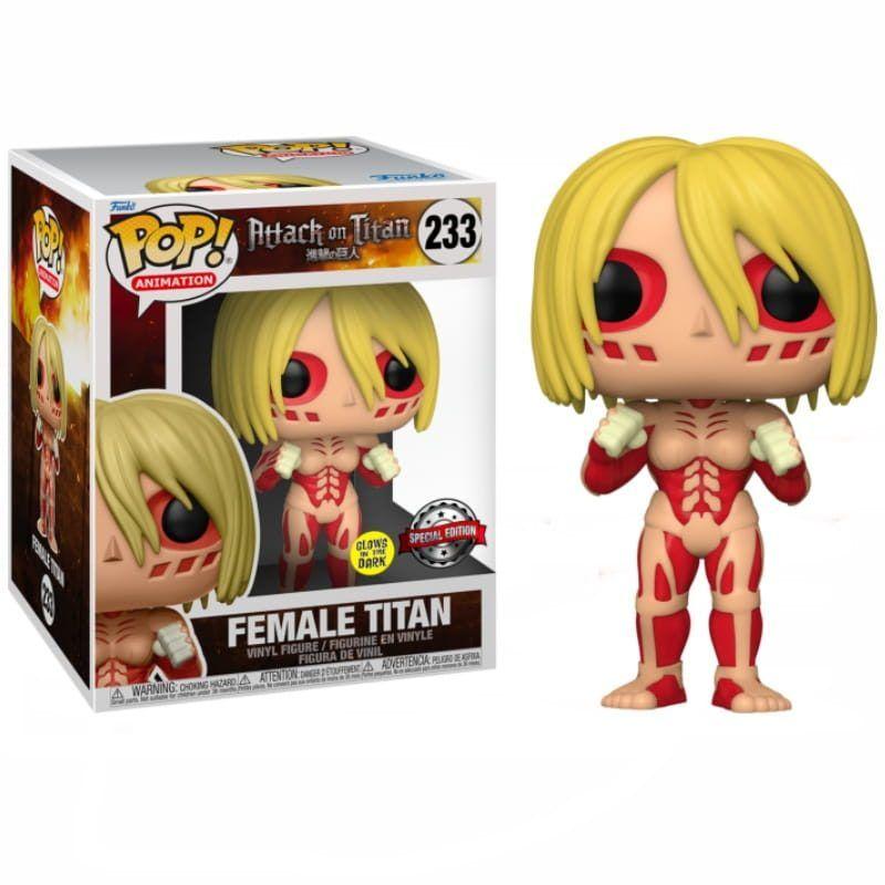 Funko Pop! Attack on Titan - Female Titan (GITD) (Special Edition) 6"-0