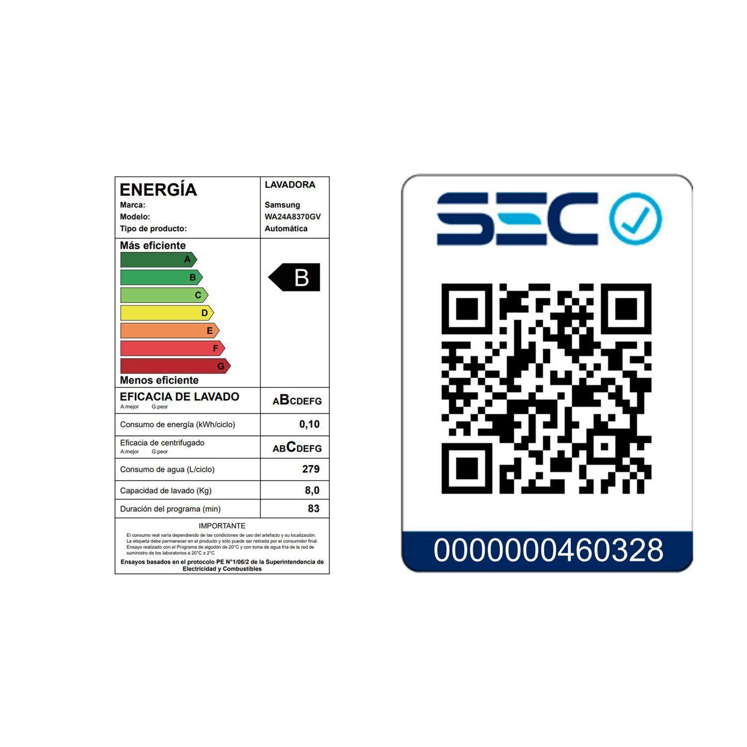 Lavadora de carga superior 24Kg con Eco Bubble-6