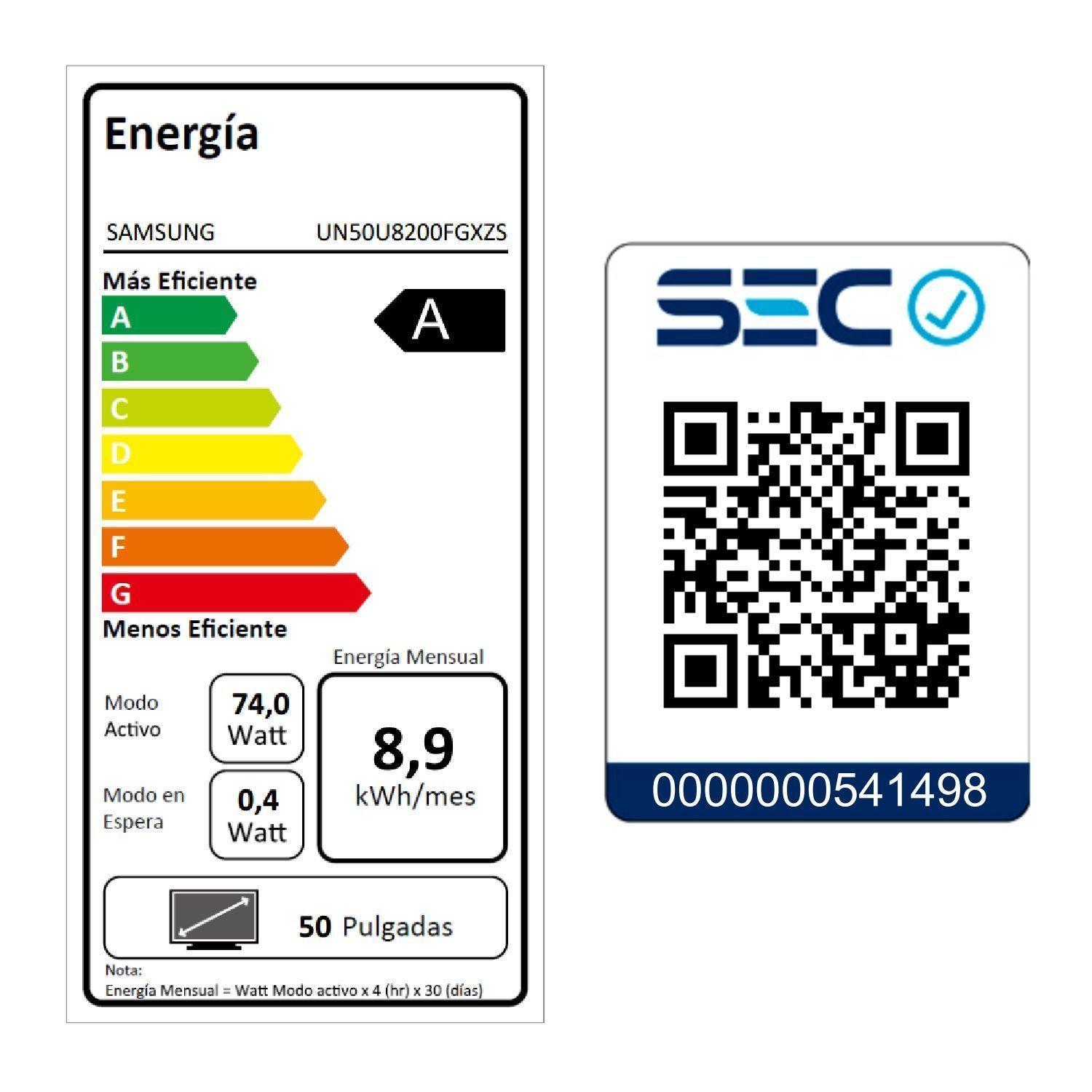 50" Crystal UHD U8200F 4K Smart TV (2025)-7