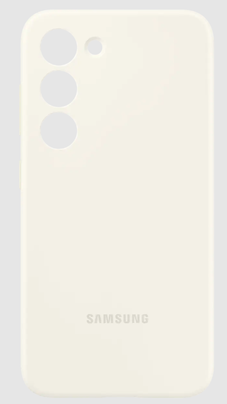 SAMSUNG GALAXY S23 SILICONE CASE CREMA-0