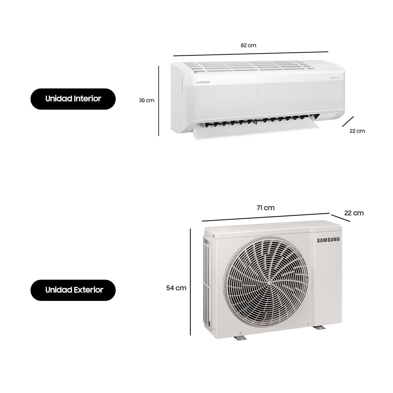 Aire Acondicionado Split Muro Wind Free Inverter 9000 BTU-2