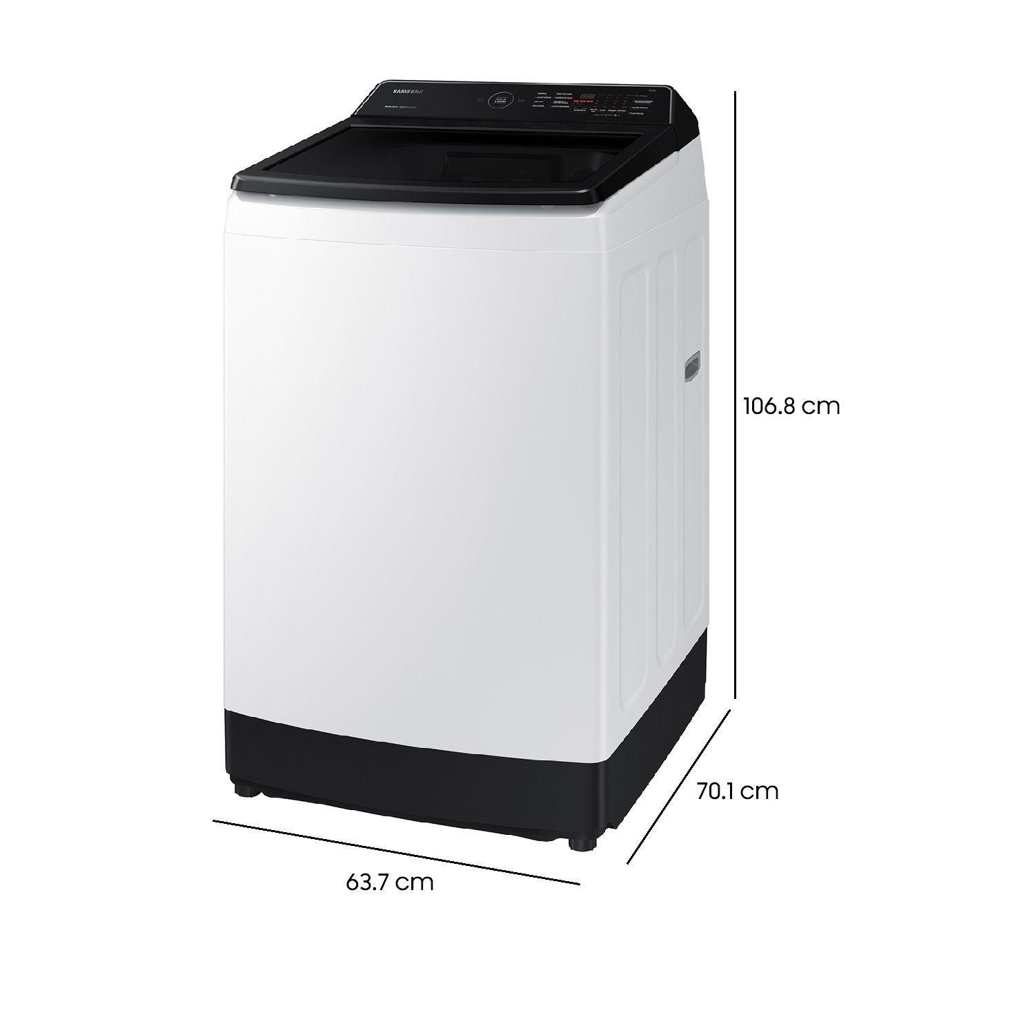 Lavadora de carga superior 17Kg con Eco Bubble™ Blanca-2