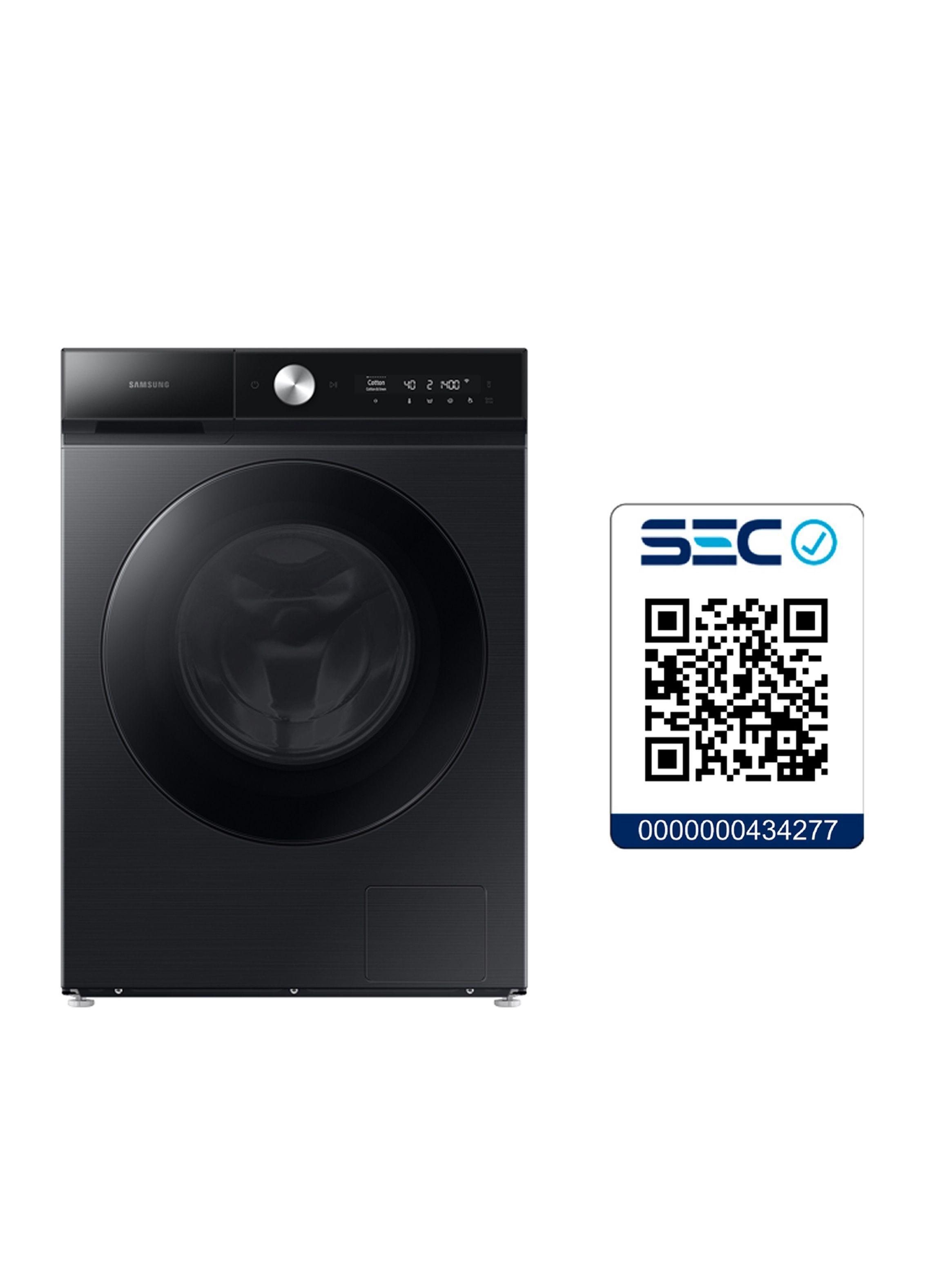 Lavadora Secadora Bespoke 14Kg / 9Kg con Inteligencia Artificial en Ecobubble Negra-7