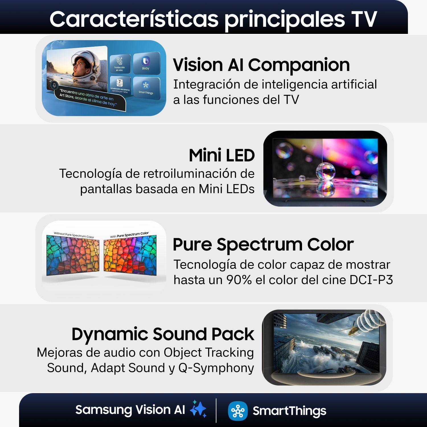 55" Mini LED M75H 4K Samsung Vision AI Smart TV (2026)-4