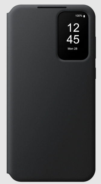 SAMSUNG GALAXY A55 5G SMART VIEW WALLET CASE BLACK-0