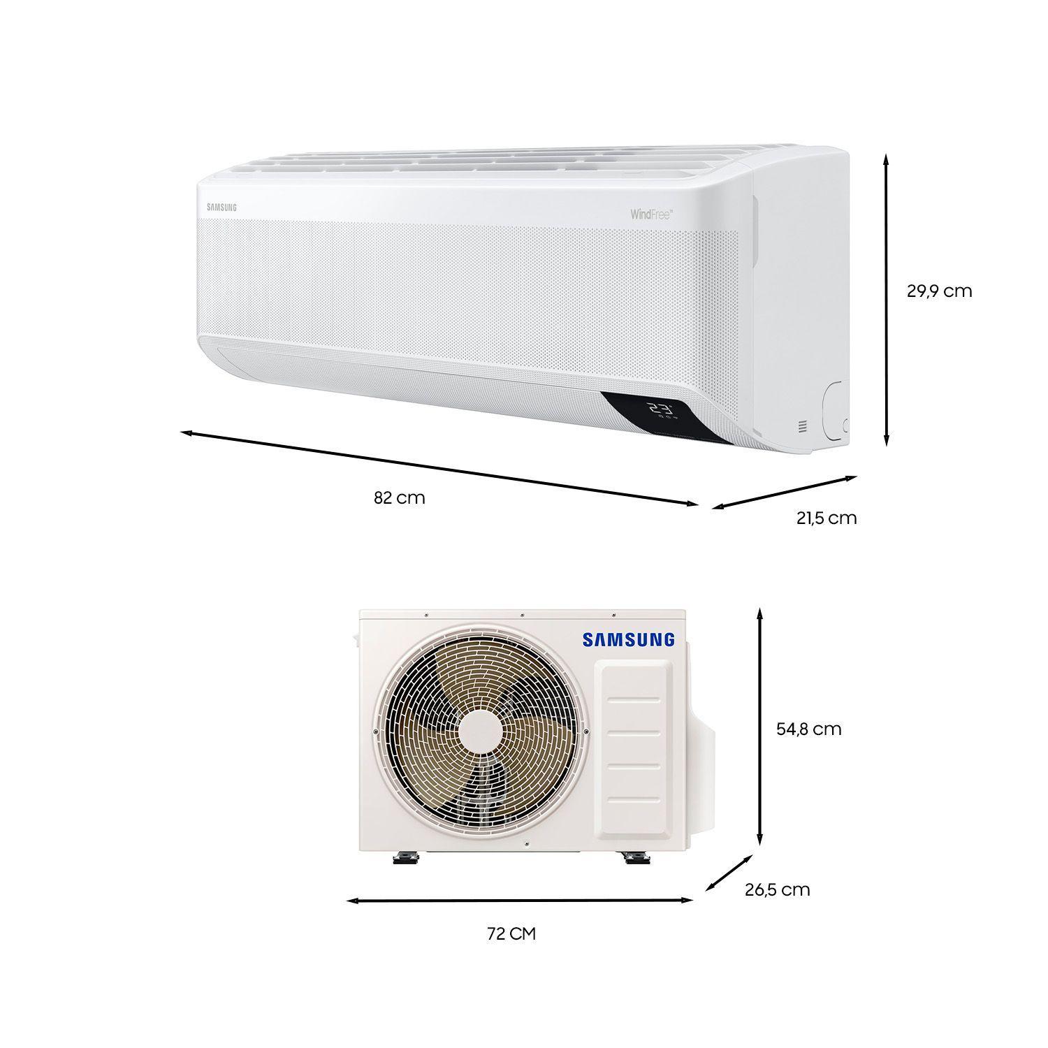 Aire acondicionado Split Wind-Free, Inverter, Wi-Fi, Frío & Calor 12.000BTU-2