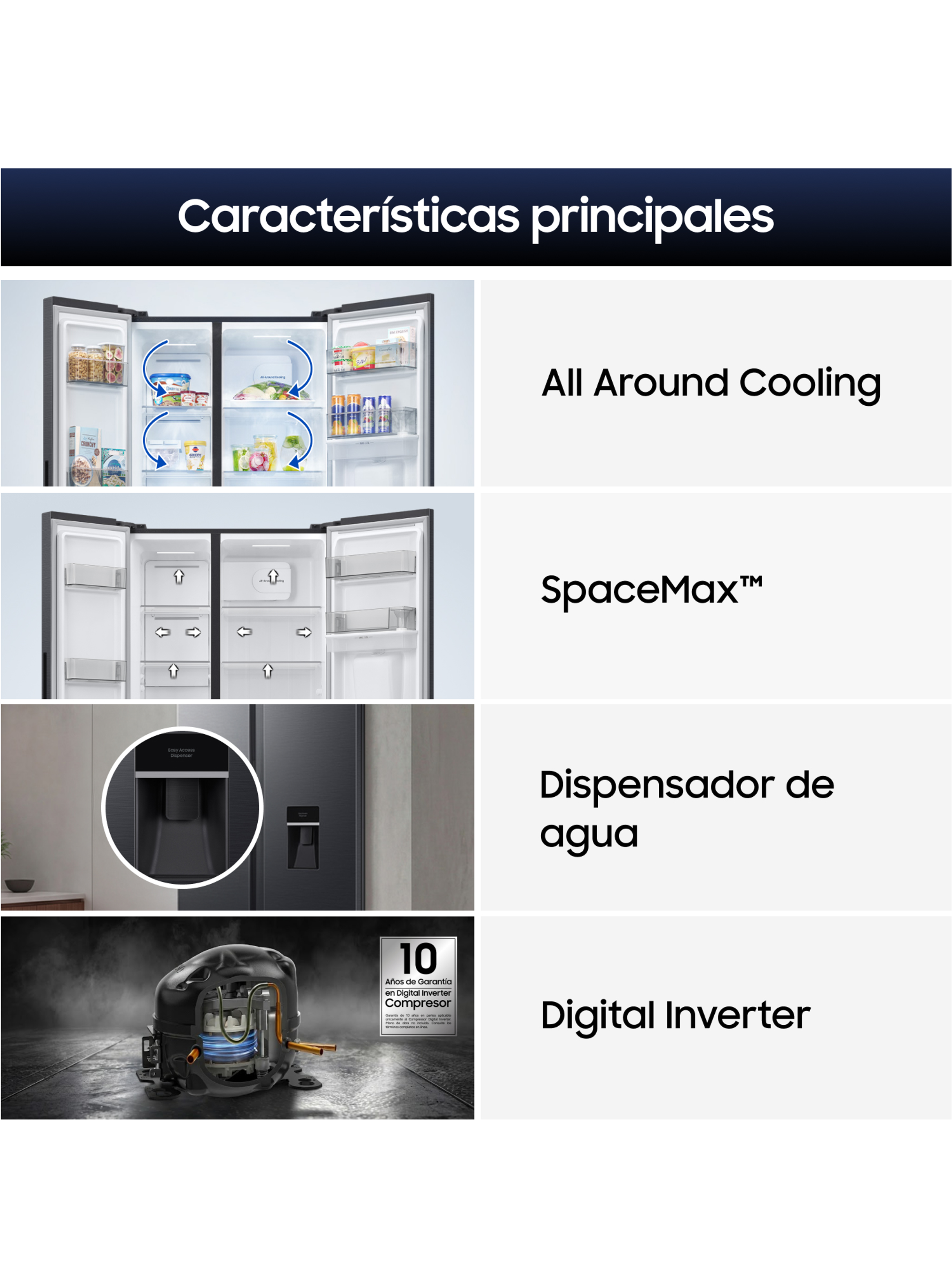 Refrigerador Side By Side 526 Litros con SpaceMax-5