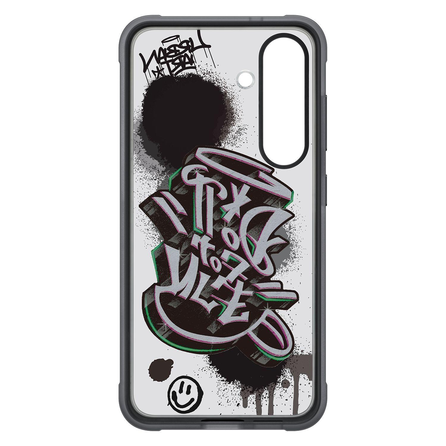 Carcasa Flipsuit Color Negro Galaxy S25-5