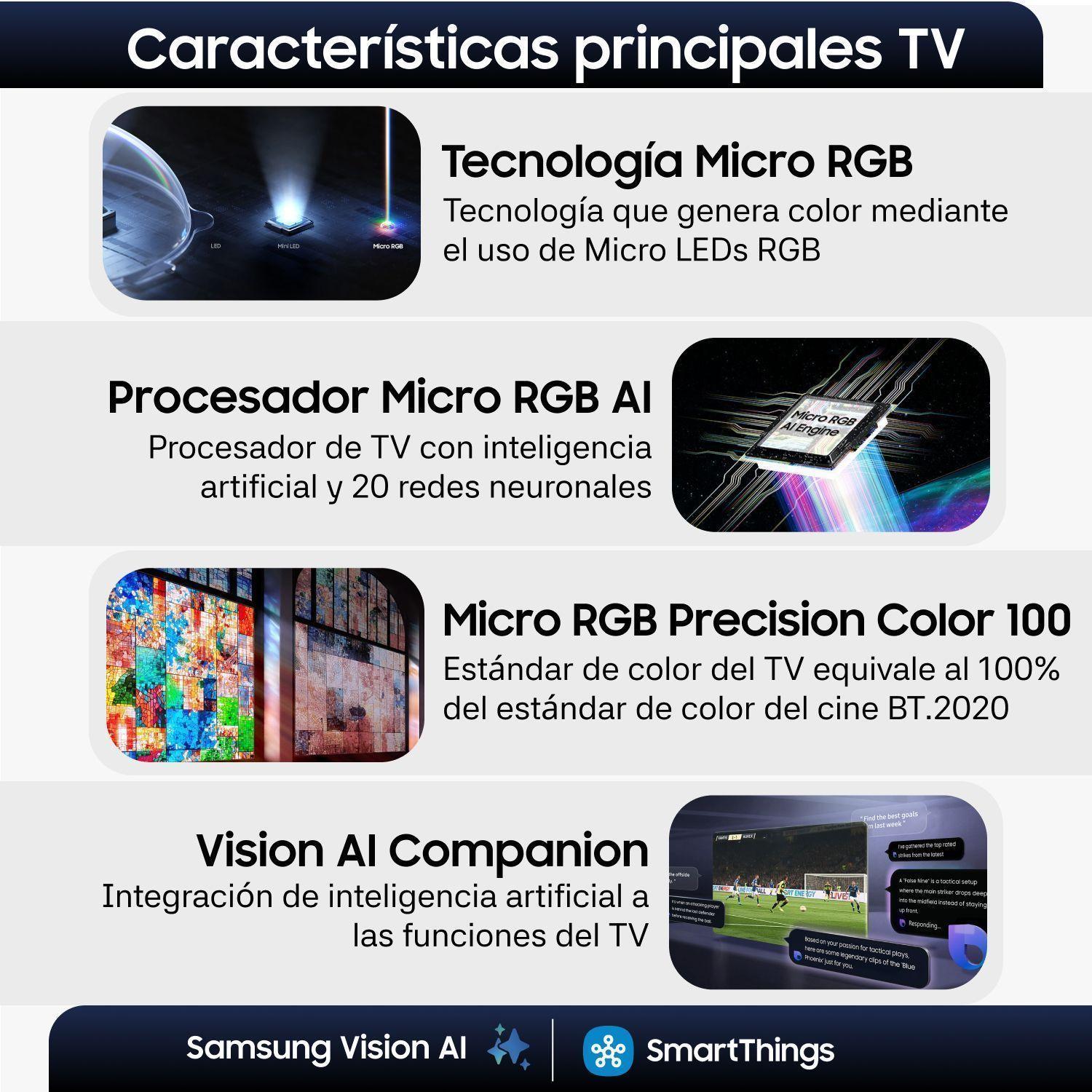 55" Micro RGB R85H 4K Vision AI Smart TV (2026)-2