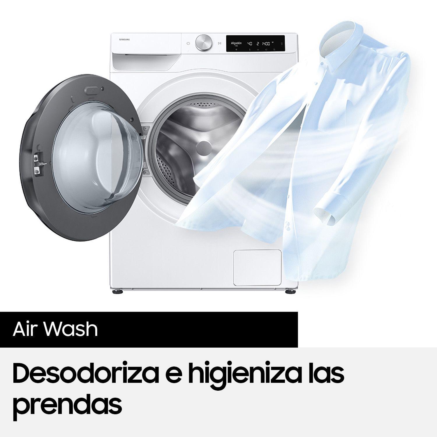 Lavadora Secadora 12Kg/8Kg Blanca WiFi con AI Ecobubble (2025)-5