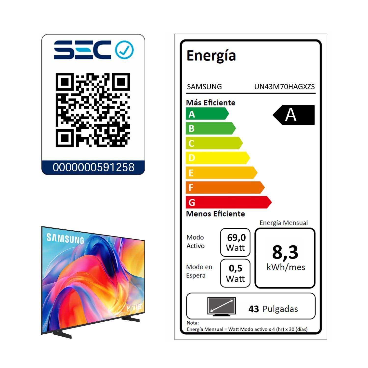 43" Mini LED M70H 4K Smart TV (2026)-7