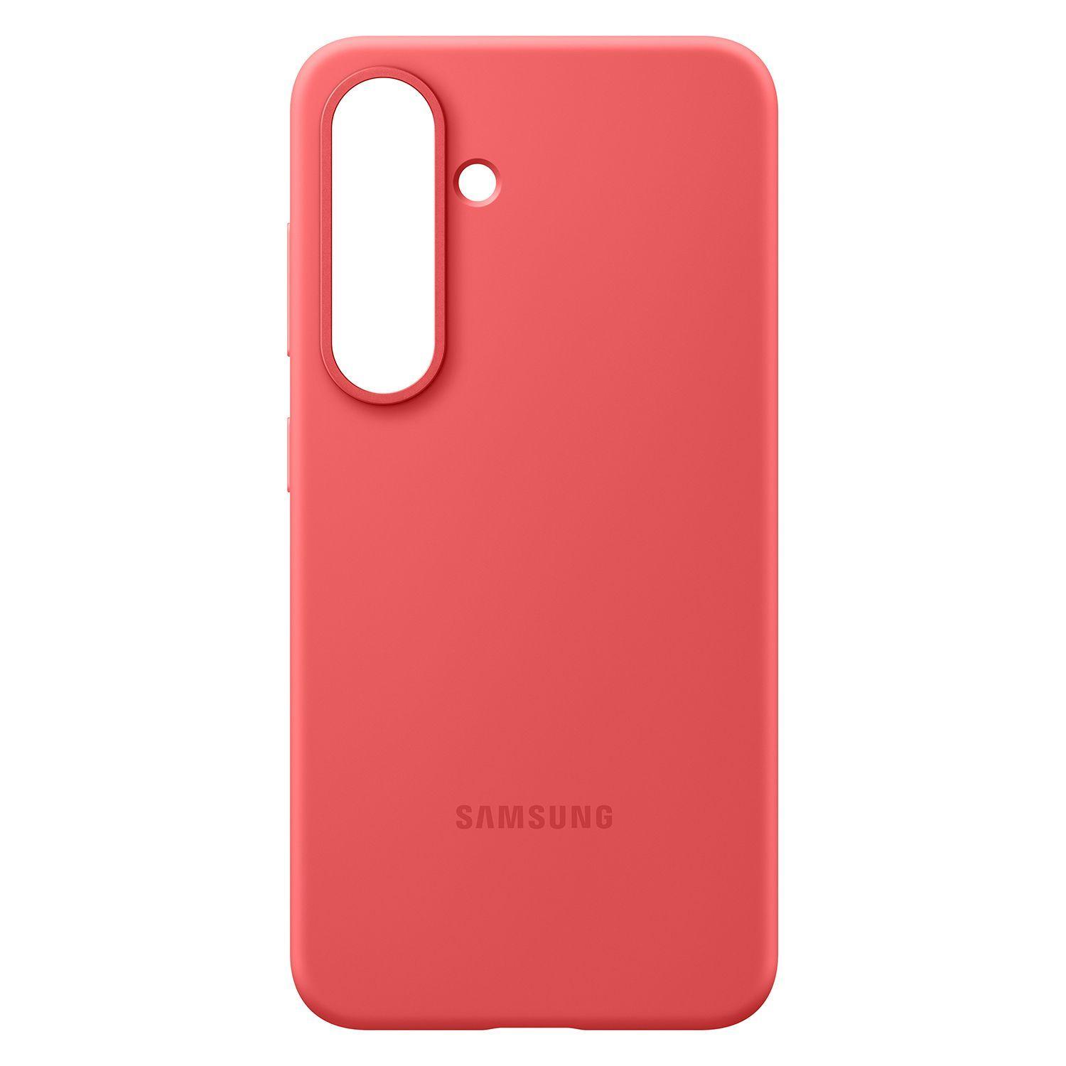 Carcasa de Silicona Color Rojo Galaxy S25-3