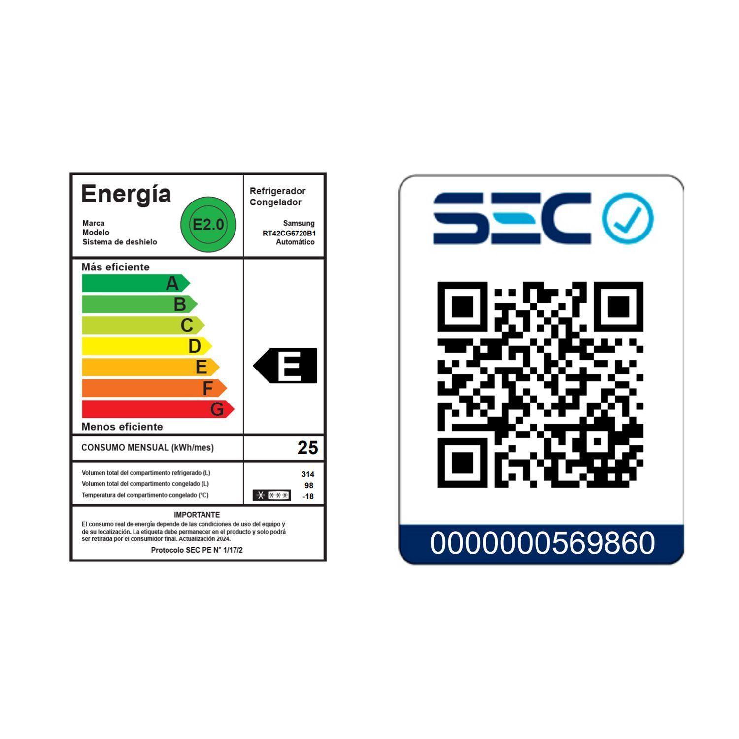 Refrigerador Top Mount Freezer 407L Space Max-7