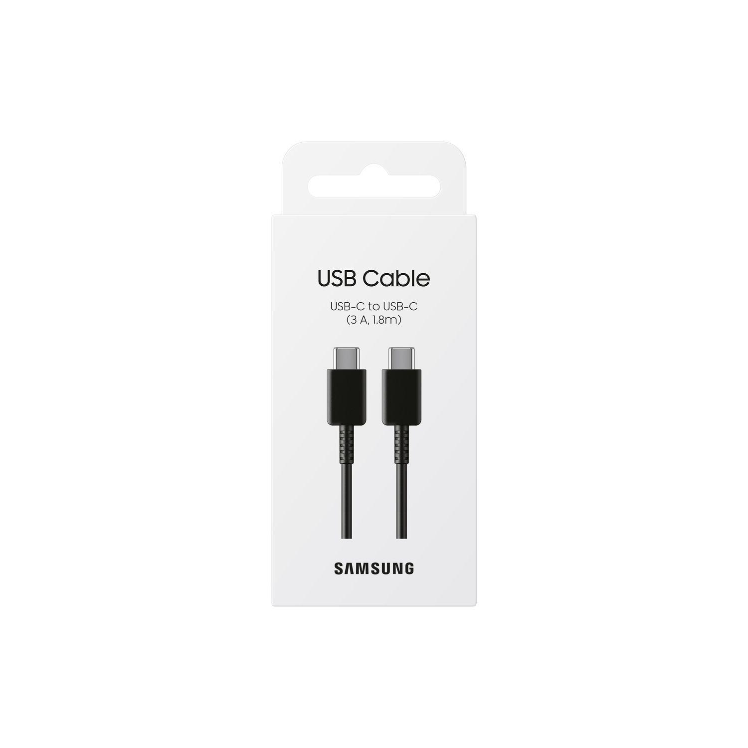 Samsung Cable Tipo C a Tipo C (1,8m) - 60W Negro-3
