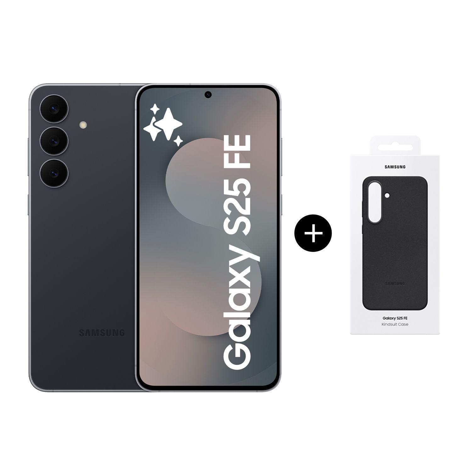 Samsung Galaxy S25 FE 128GB Negro Intenso + Carcasa para S25 FE-0