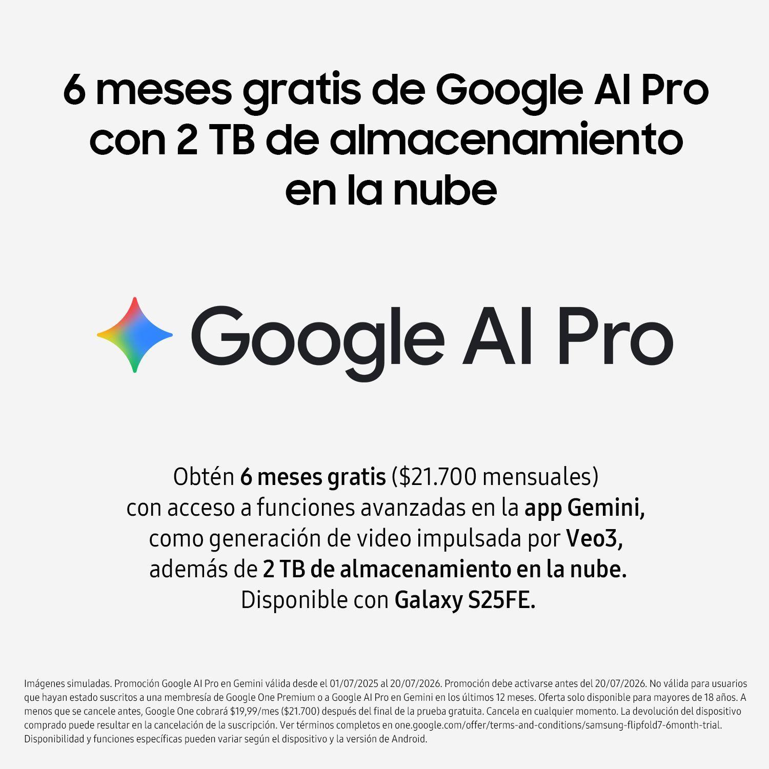 Samsung Galaxy S25 FE 128GB Negro Intenso + Carcasa para S25 FE-3