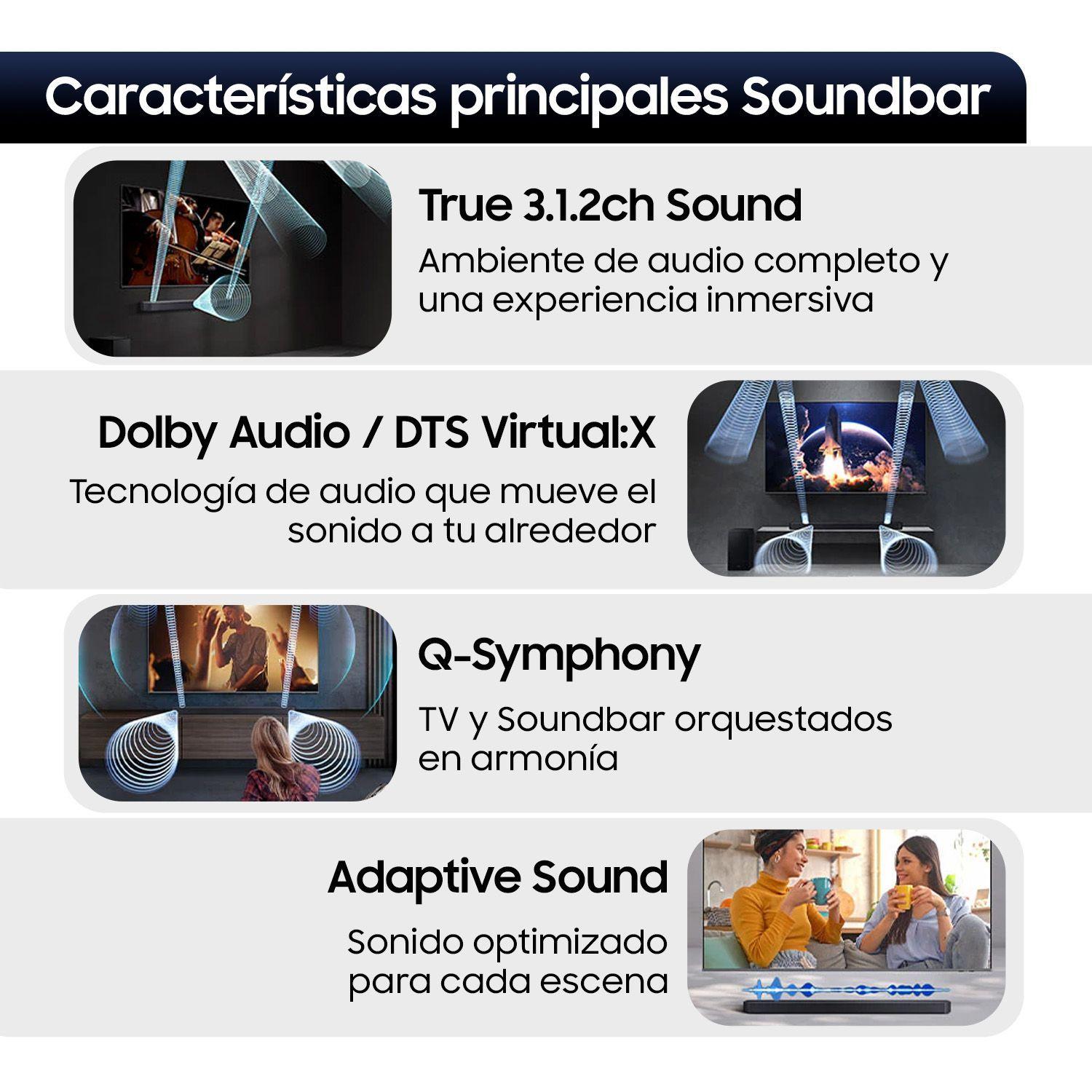 Q-series Soundbar HW-Q600F 3.1.2 ch Subwoofer (2025)-2