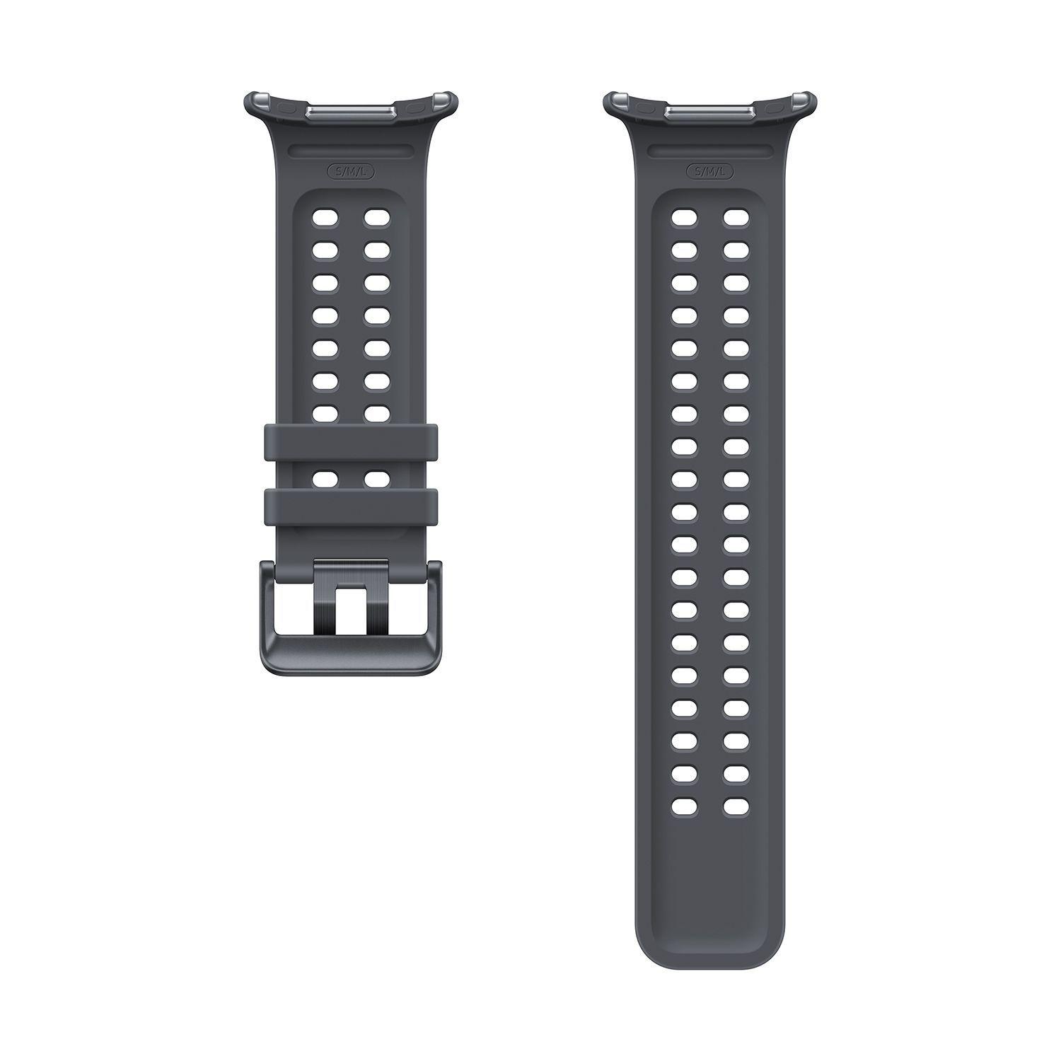 Marine Band (S/M/L) Black para Galaxy Watch Ultra2-2