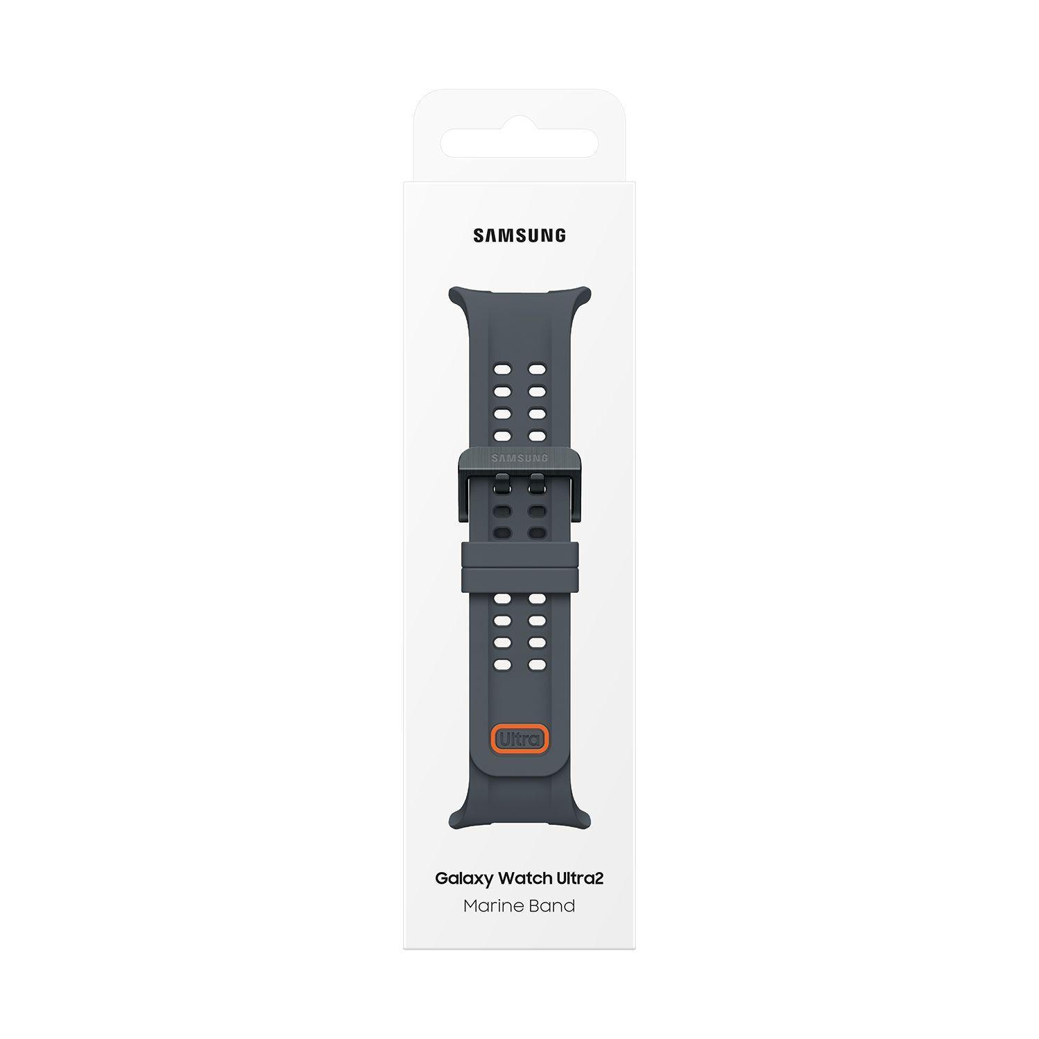 Marine Band (S/M/L) Black para Galaxy Watch Ultra2-3