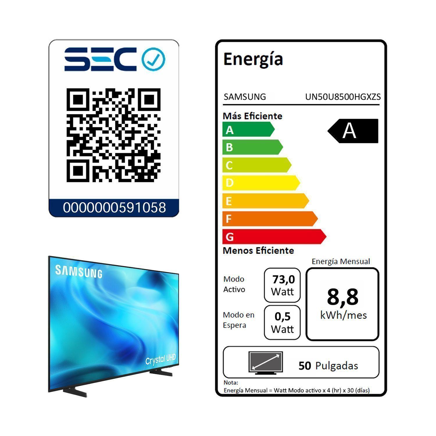 50" Crystal UHD U8500H 4K Samsung Vision AI Smart TV (2026)-7