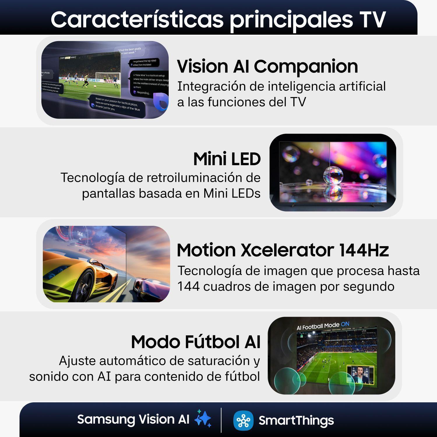 100" Mini LED M90H 4K Samsung Vision AI Smart TV (2026)-2