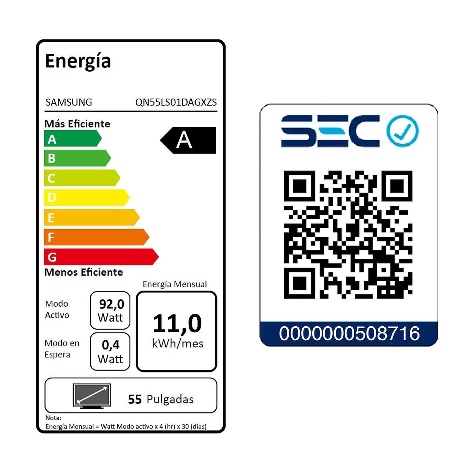 QLED Samsung 55" The Serif LS01D 4K Smart TV 2024-7