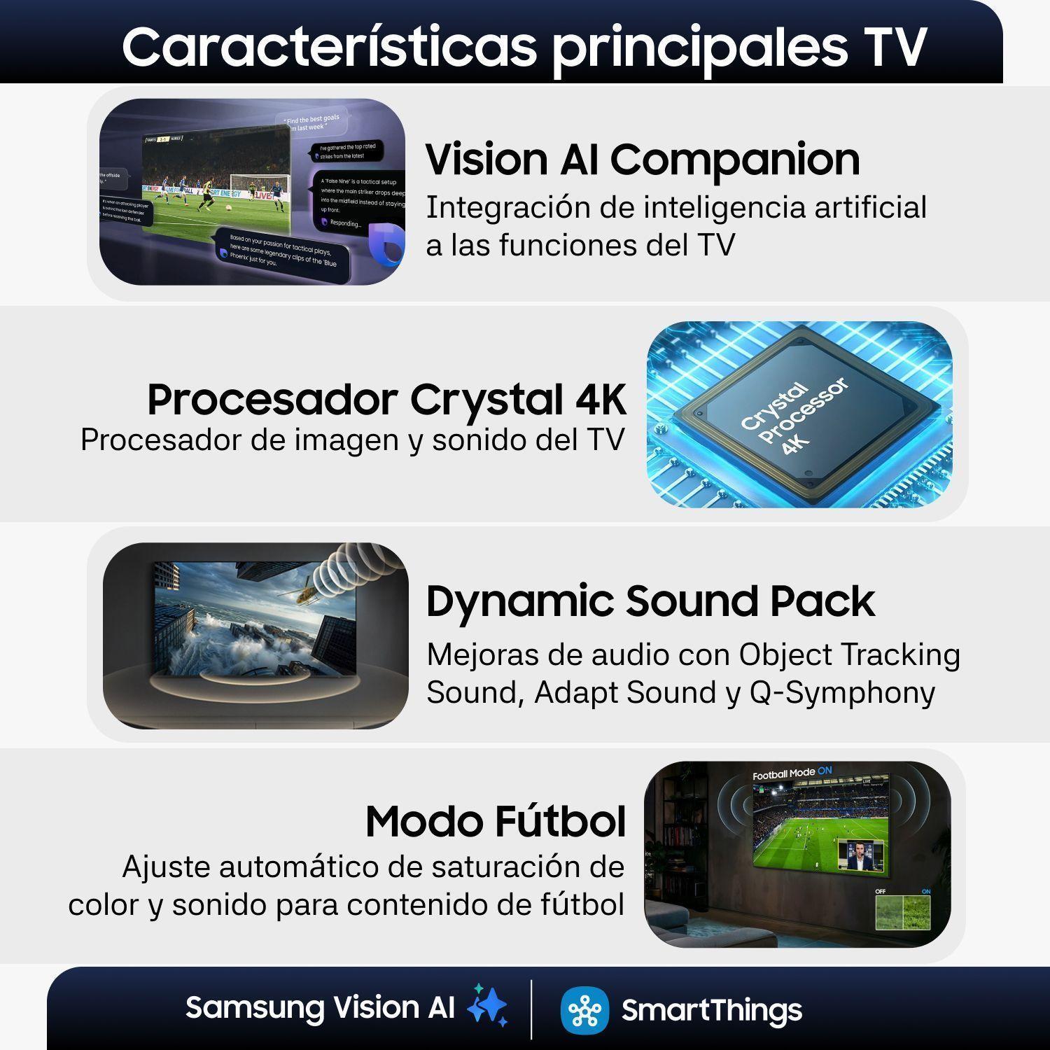 55" Crystal UHD U8500H 4K Samsung Vision AI Smart TV (2026)-2