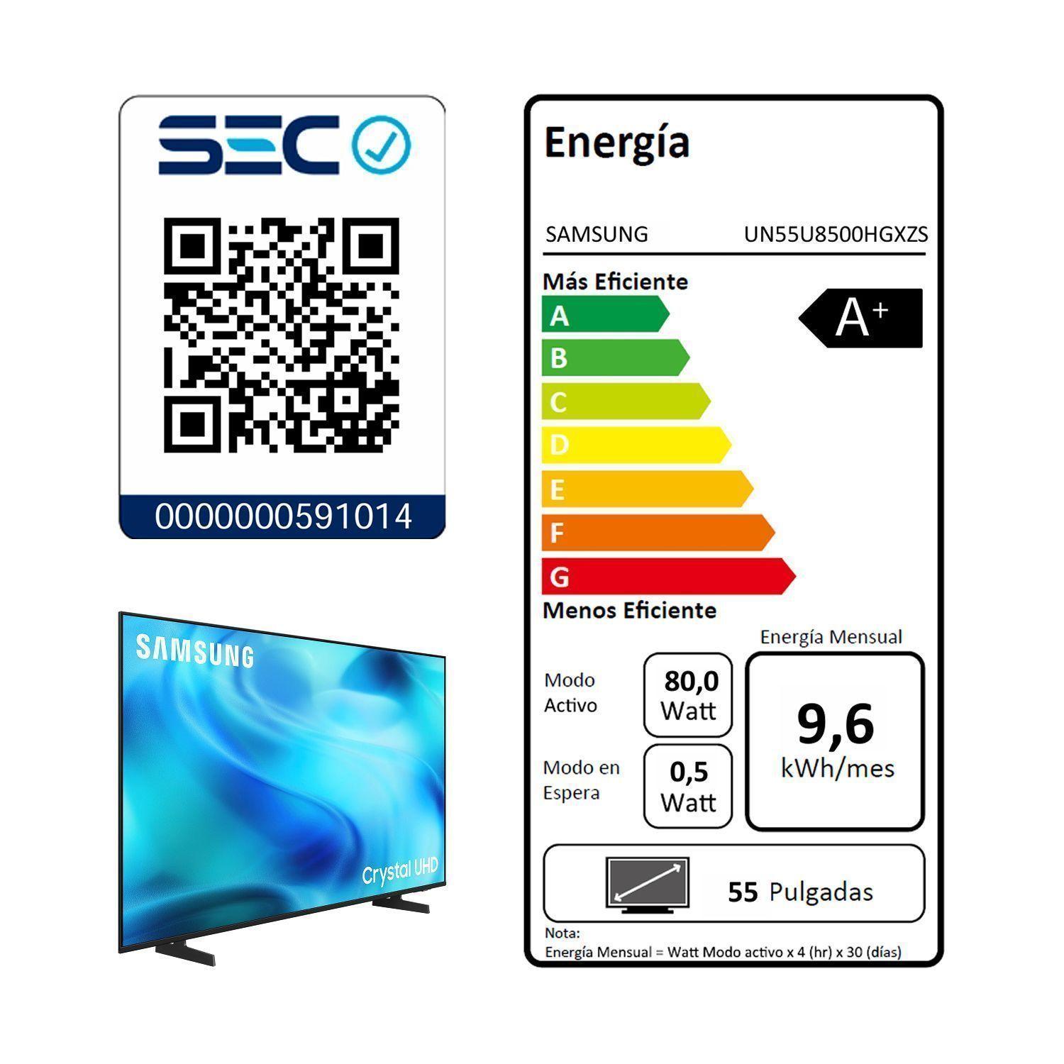 55" Crystal UHD U8500H 4K Samsung Vision AI Smart TV (2026)-7