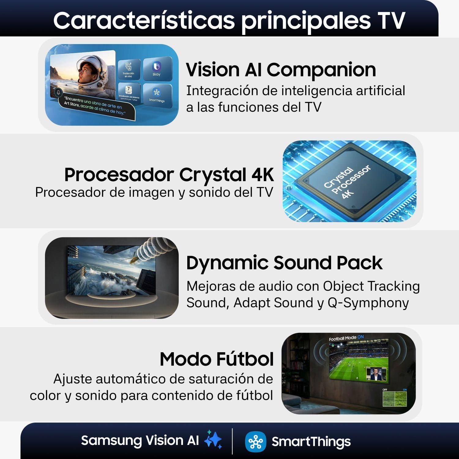 55" Crystal UHD U8500H 4K Samsung Vision AI Smart TV (2026)-2