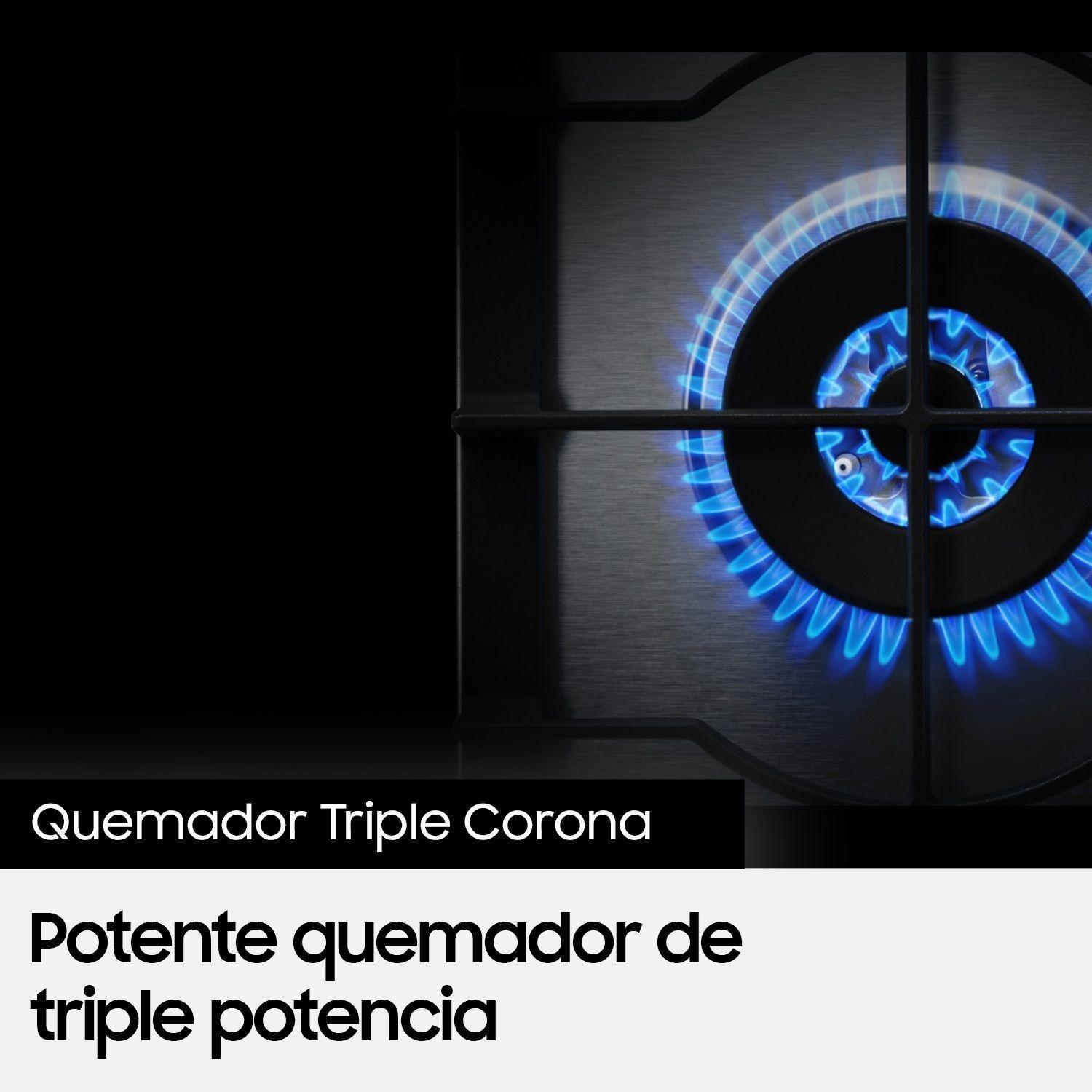 Encimera a Gas 5 quemadores Gris-3