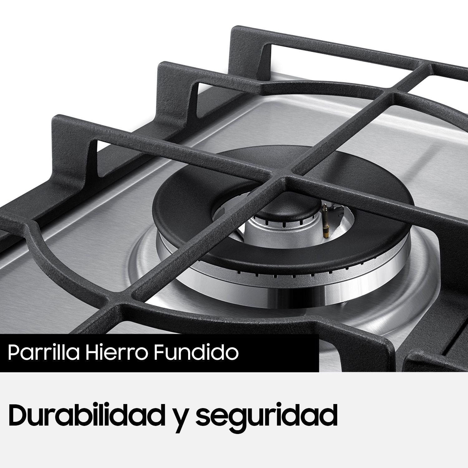 Encimera a Gas 5 quemadores Gris-4