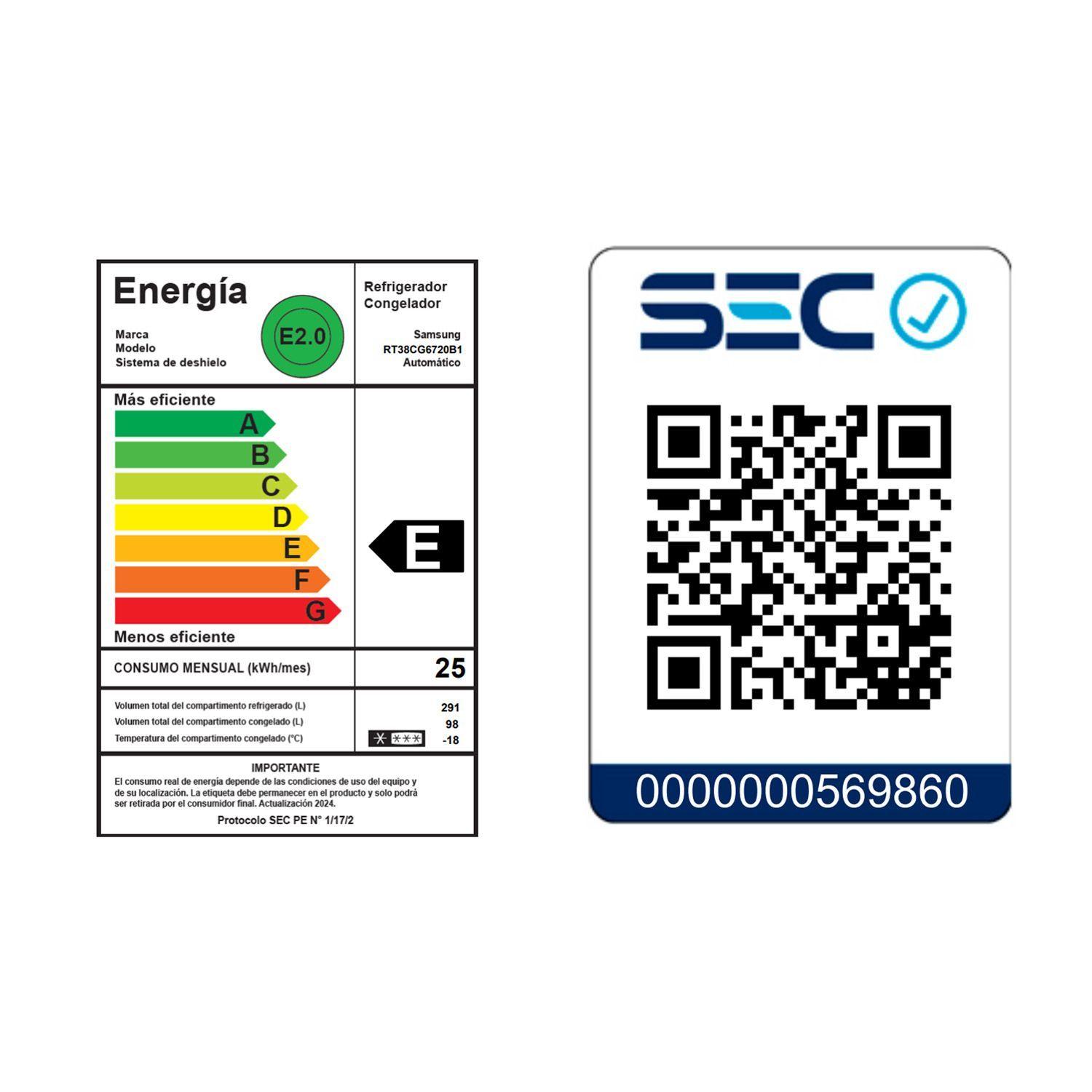 Refrigerador Top Mount Freezer 384L Space Max-7
