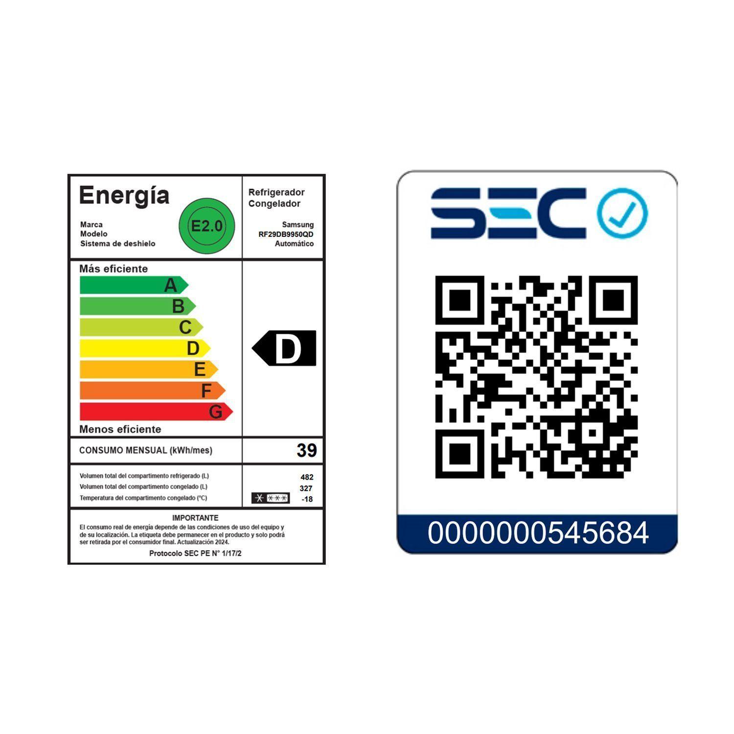 Refrigerador French Door 699L Bespoke AI Family Hub-7