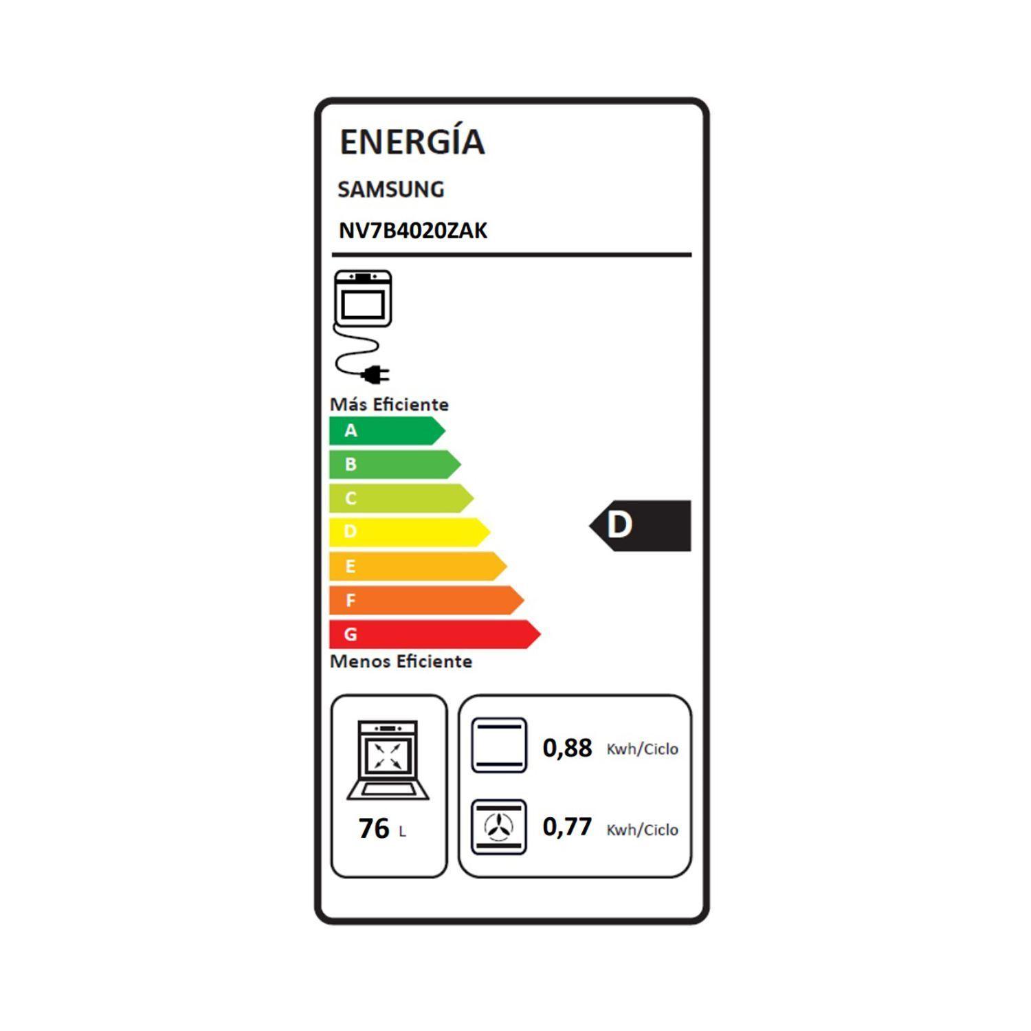 Horno Eléctrico Series 4 con conexión Wi-Fi color negro 76L Black-6