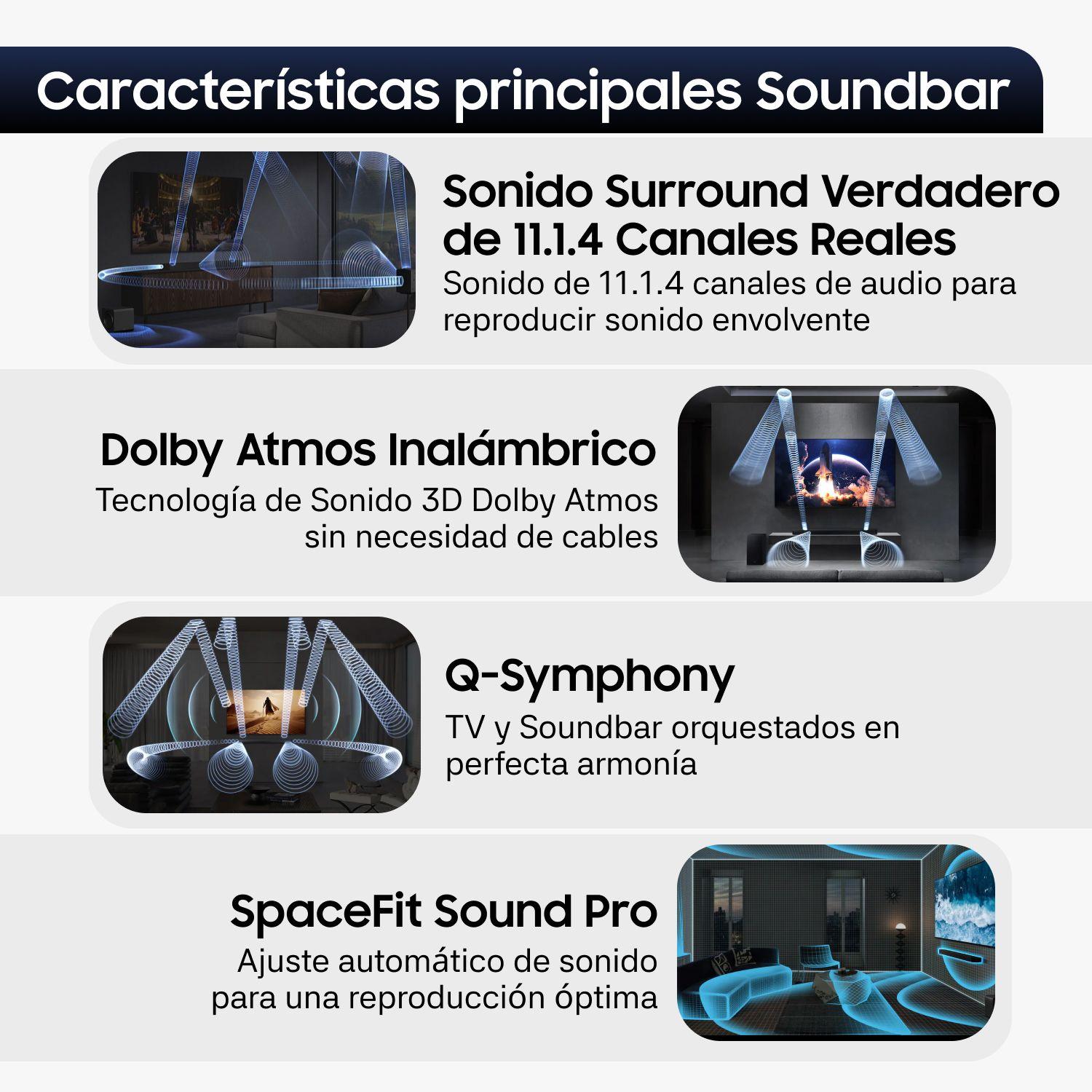Q Series Soundbar HW Q990H 11 1 4 Subwoofer y Parlantes traseros 2026-3