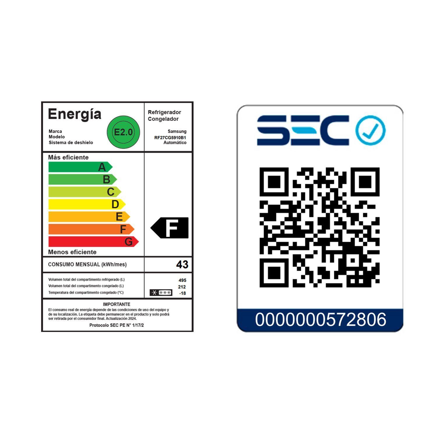 Refrigerador French Door de 564L Family Hub-7