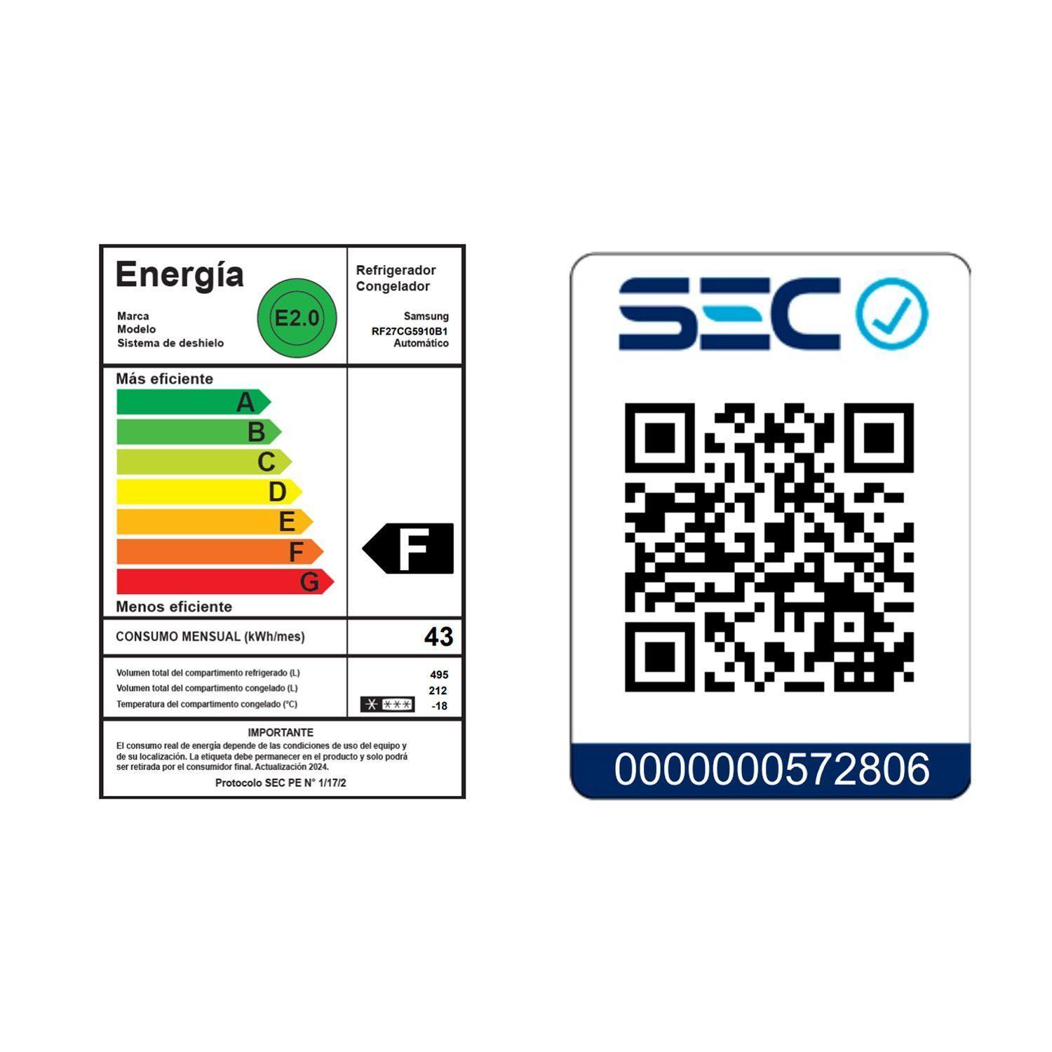 Refrigerador French Door de 564L Family Hub-7