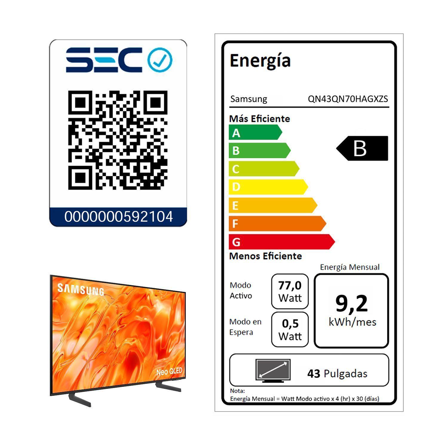 43" Neo QLED QN70H 4K Vision AI Smart TV (2026)-9