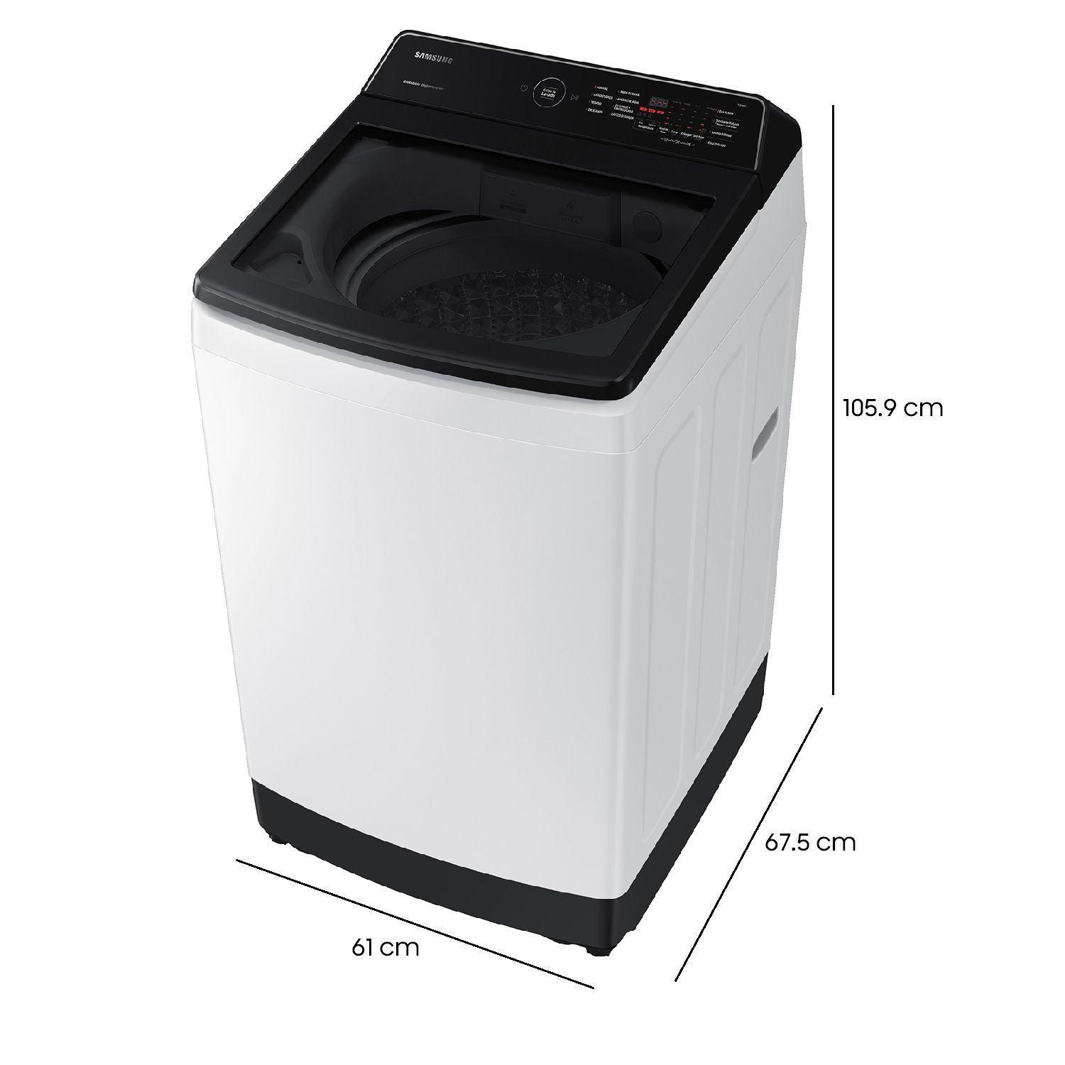Lavadora de carga superior 13Kg con Eco Bubble™ Blanca-2
