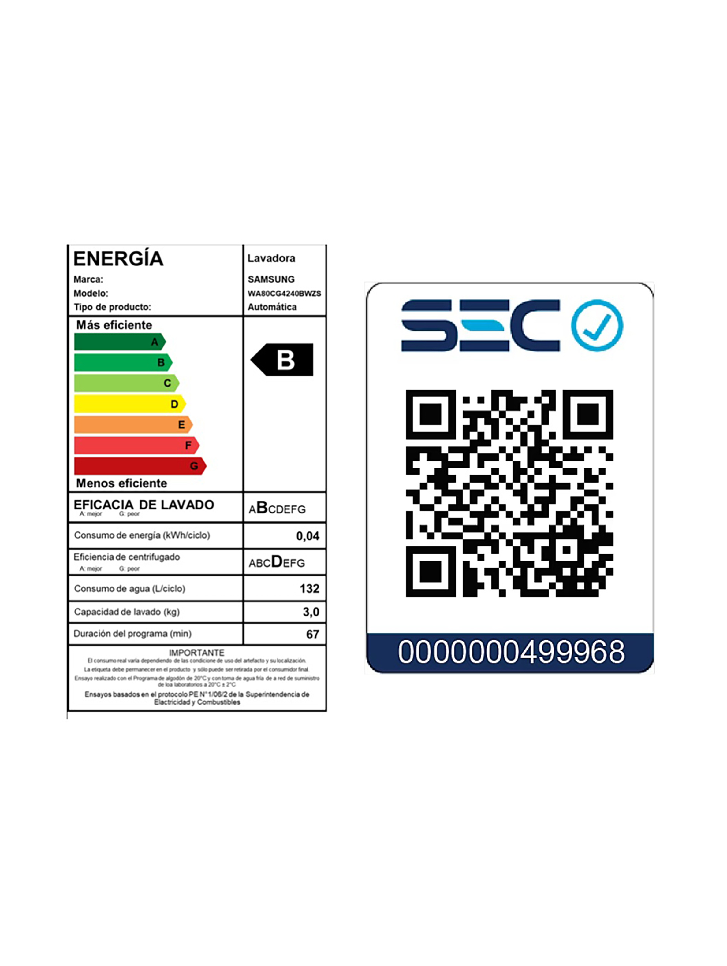 Samsung Lavadora de carga superior 8Kg con tecnología Digital Inverter-6