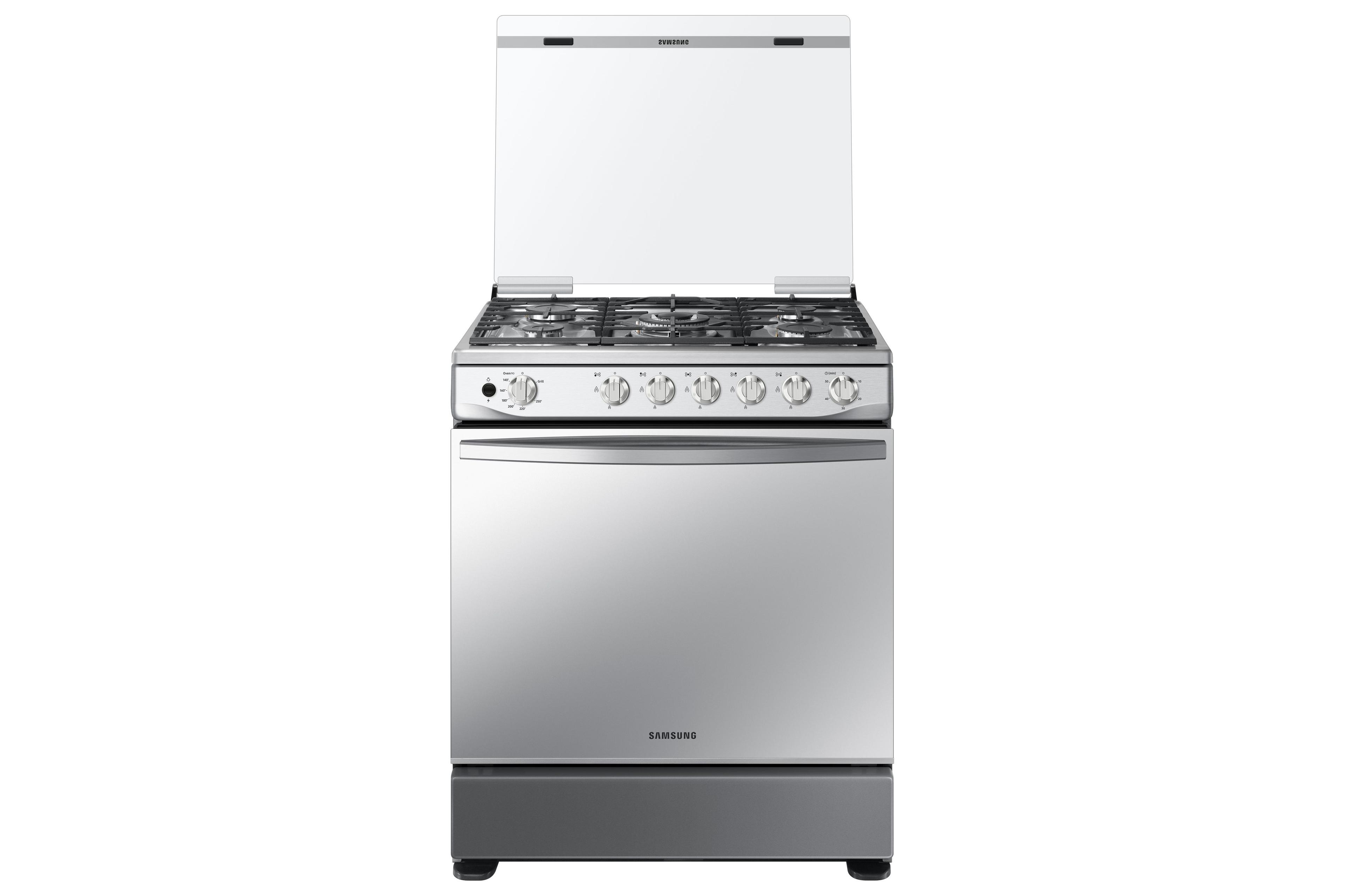 Cocina a Gas con 5 quemadores con quemador de triple potencia-0