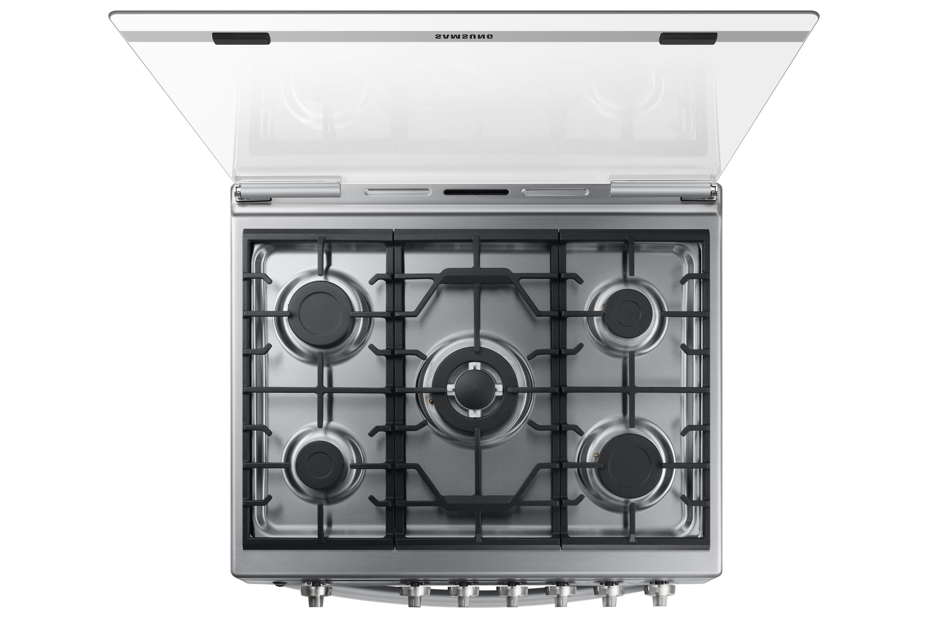 Cocina a Gas con 5 quemadores con quemador de triple potencia-4