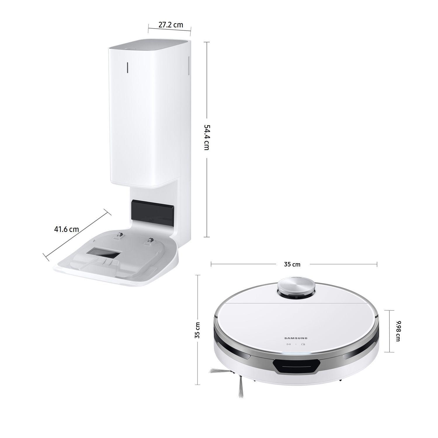 Aspiradora Robot JetBot+ con Sensor LiDar y Clean Station-4