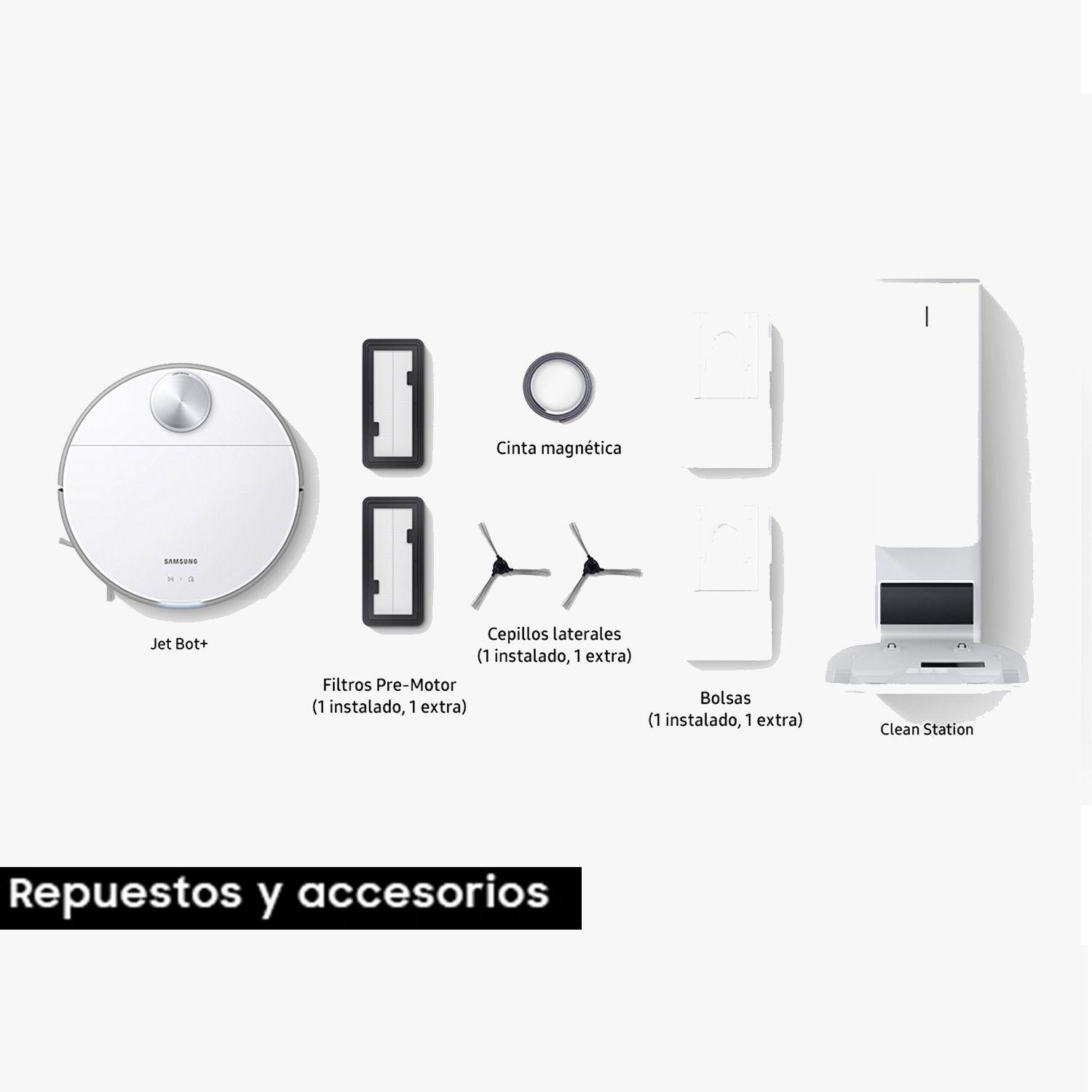 Aspiradora Robot JetBot+ con Sensor LiDar y Clean Station-6